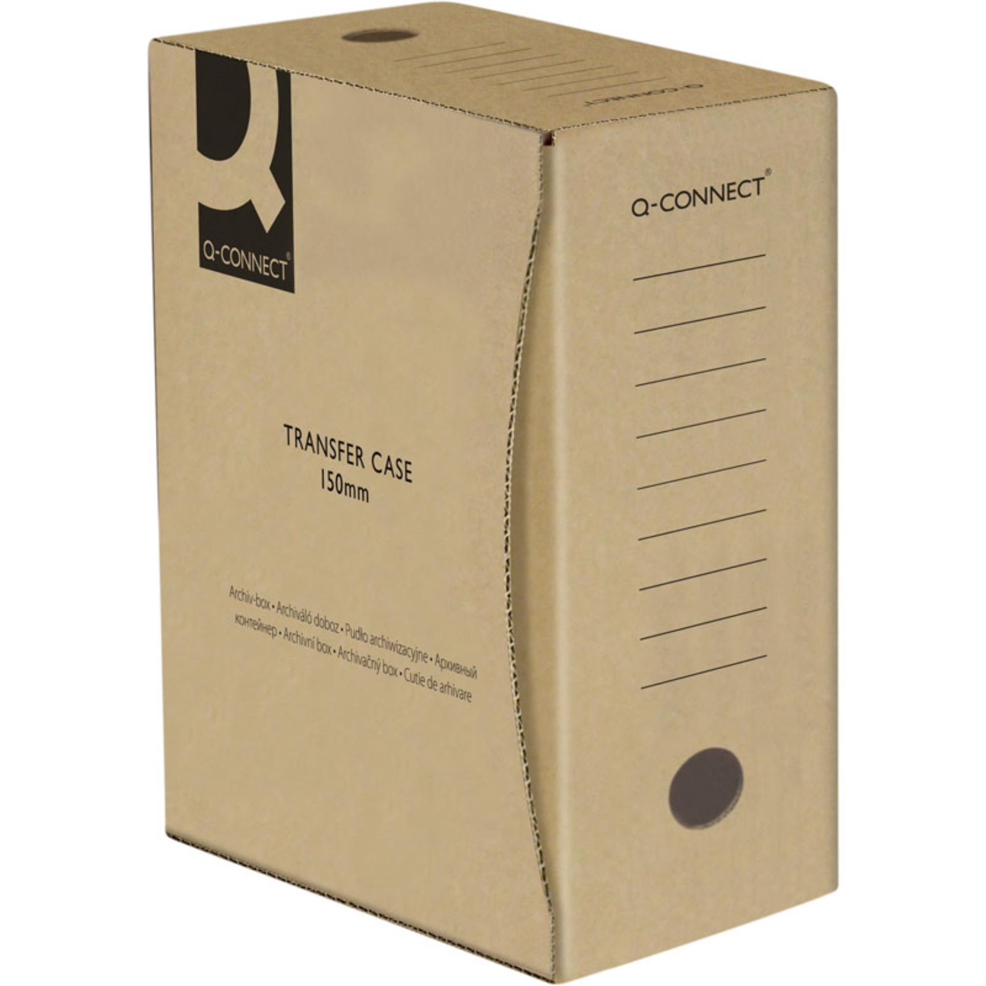 Archivační box Q-Connect - A4, 150 mm, šedý