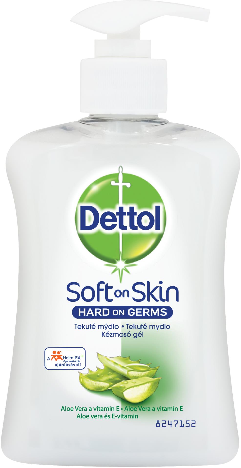 Tekuté mýdlo Dettol - antibakteriální, 250 ml, s pumpičkou