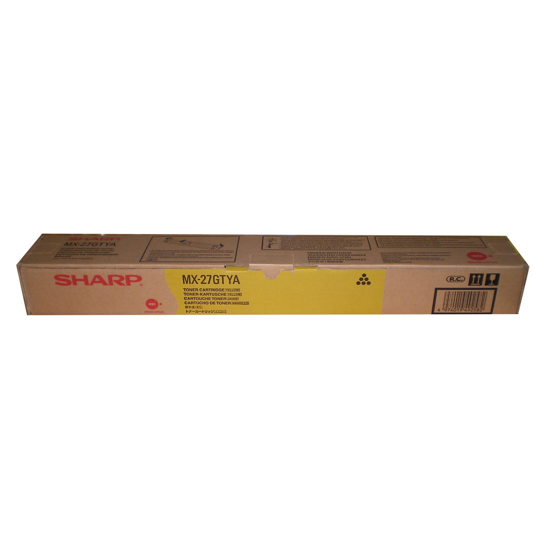 Kazeta tonerová Sharp MX-23GTYA, žlutá - originální