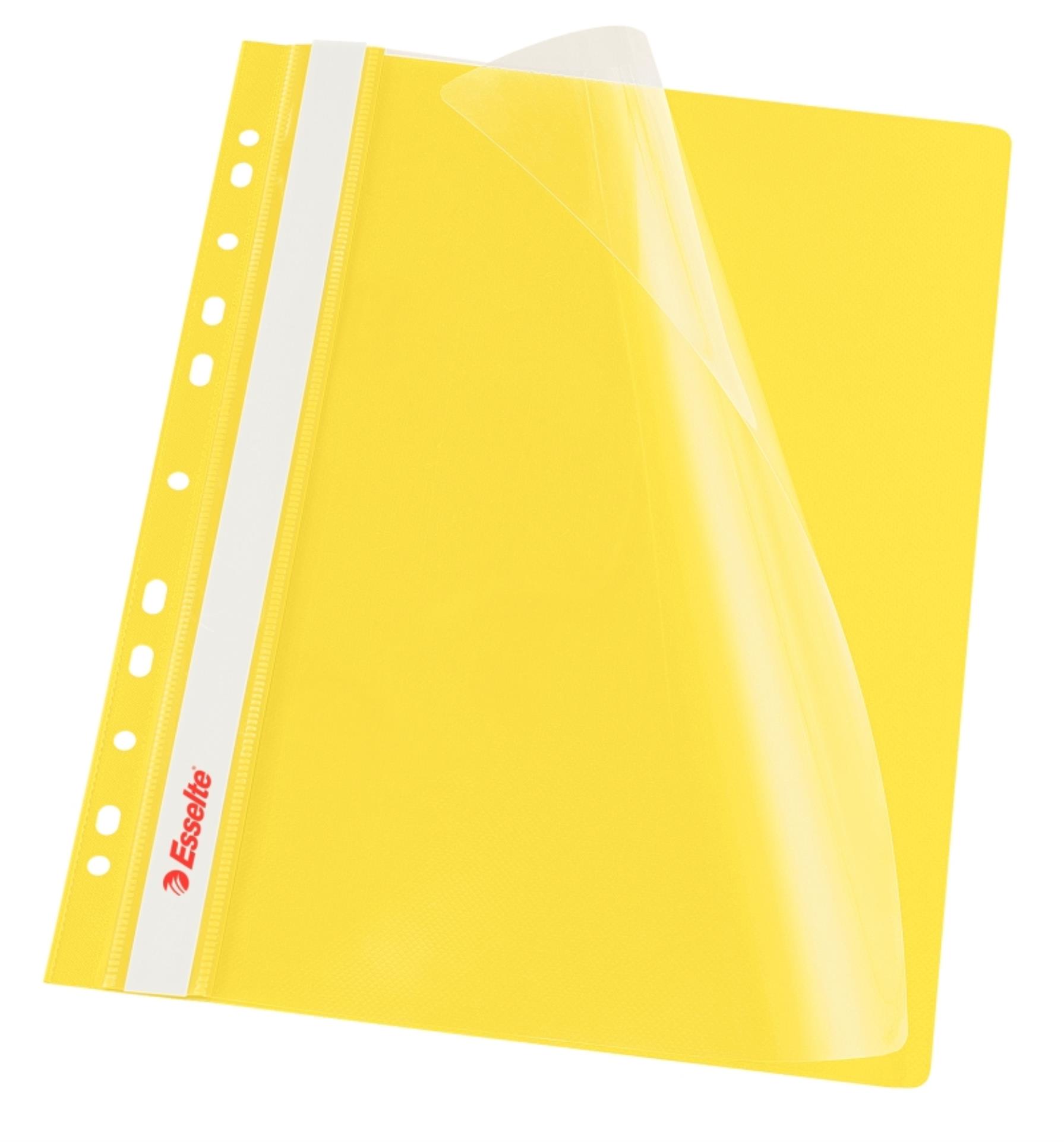 Závěsné rychlovazače Esselte Vivida - A4, žluté