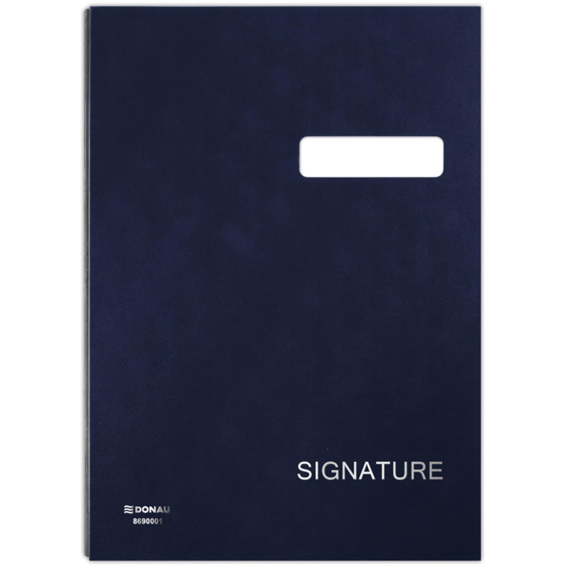 Podpisová kniha Donau - A4, modrá navy
