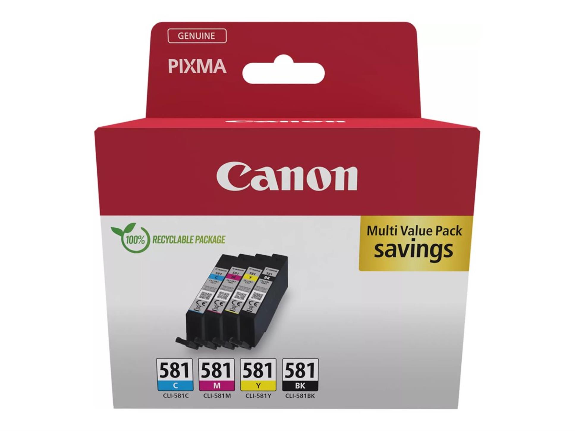 Sada Cartridgeů Canon CLI-581 - 4 barvy
