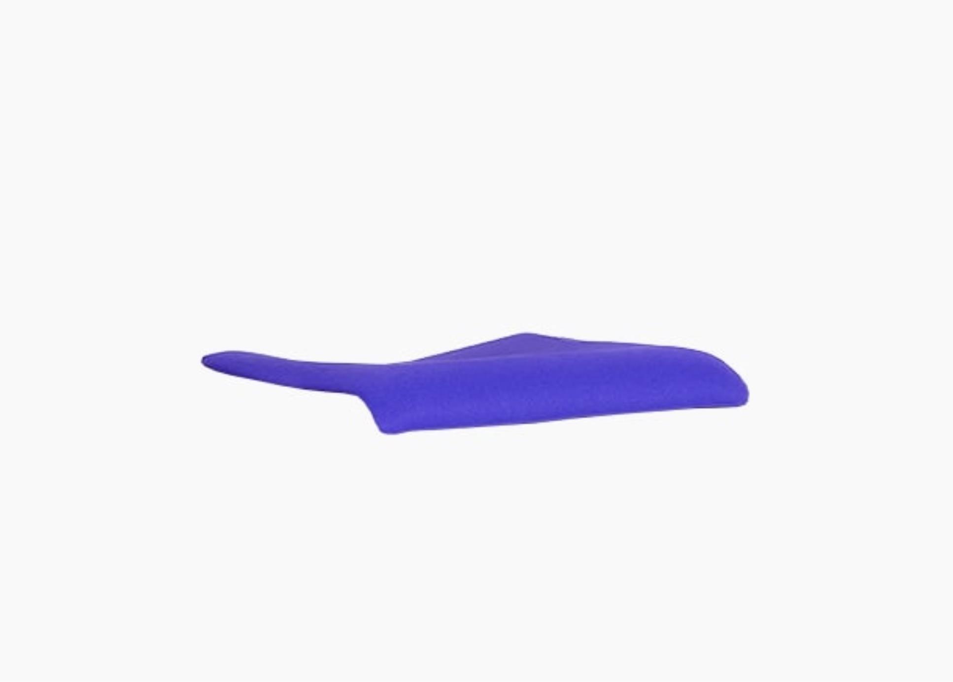 locodesign Čalouněný sedák k židli Spring - modrý
