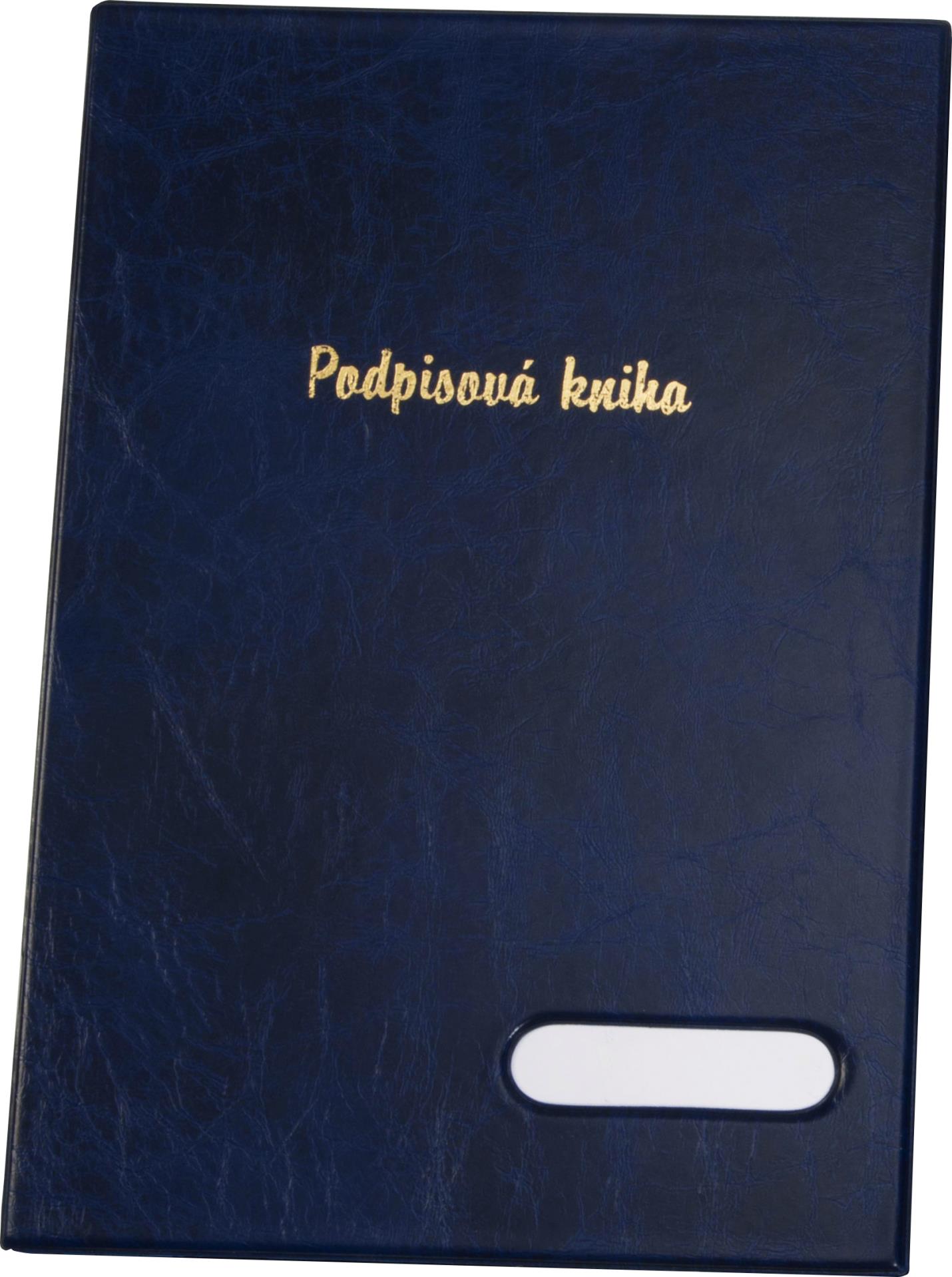 Karton P+P Podpisová kniha standard A4, modrá - Xepter
