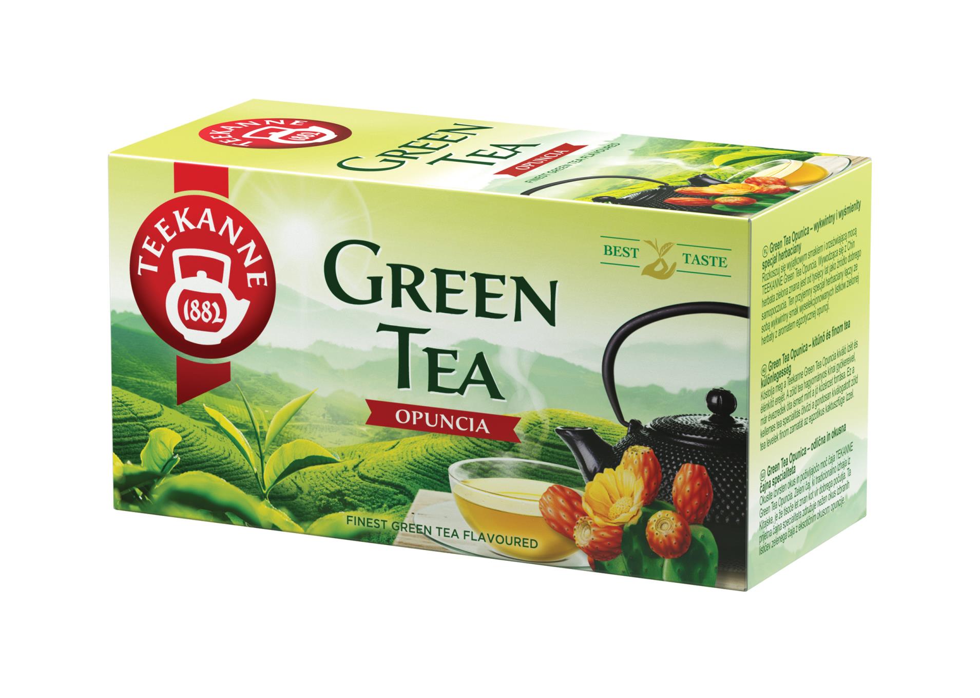 Levně Čaj Teekanne Zelený s opuncií, 20 x 1,75 g