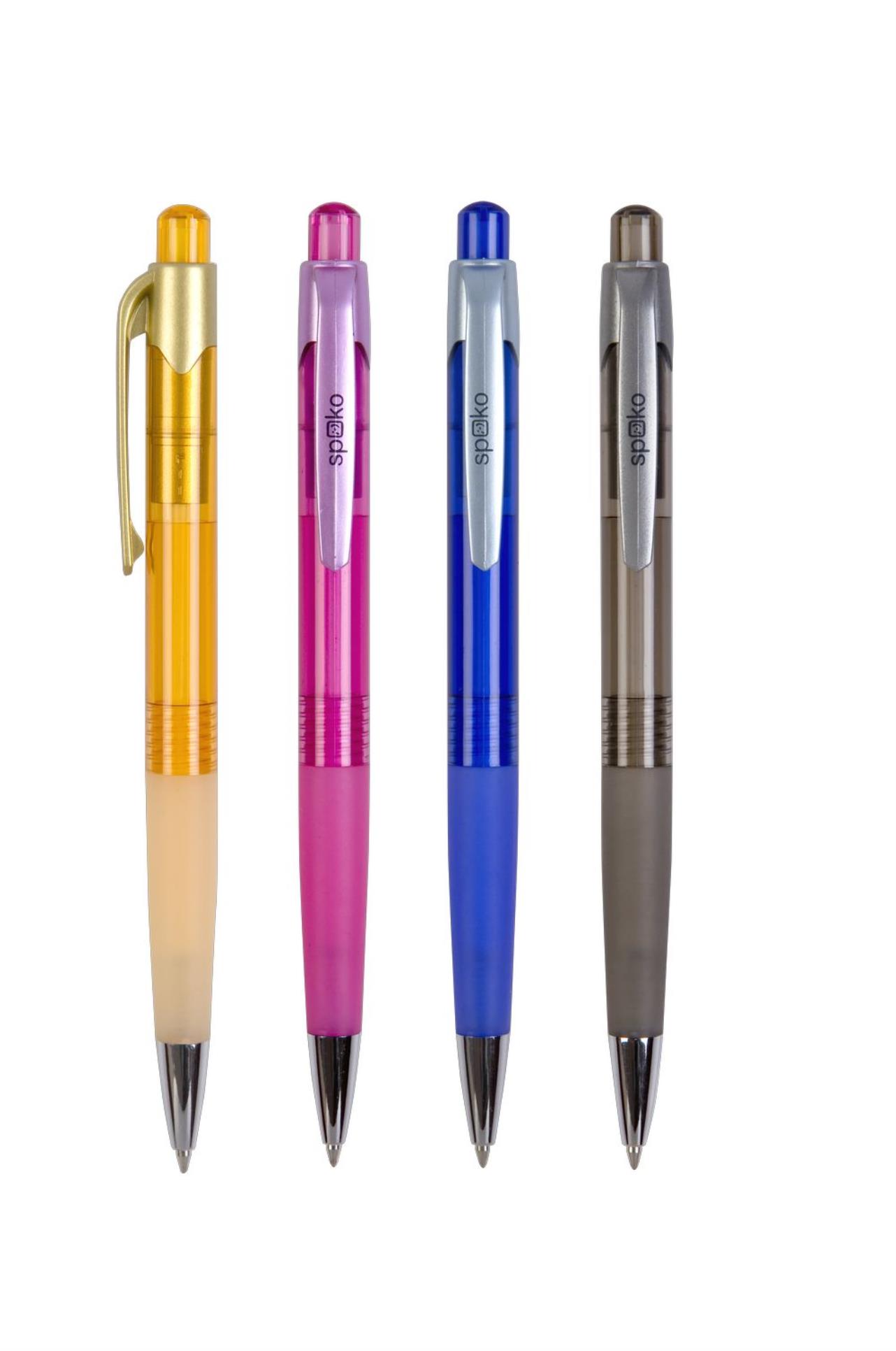 Kuličkové pero Spoko - modrá náplň, 0,5 mm