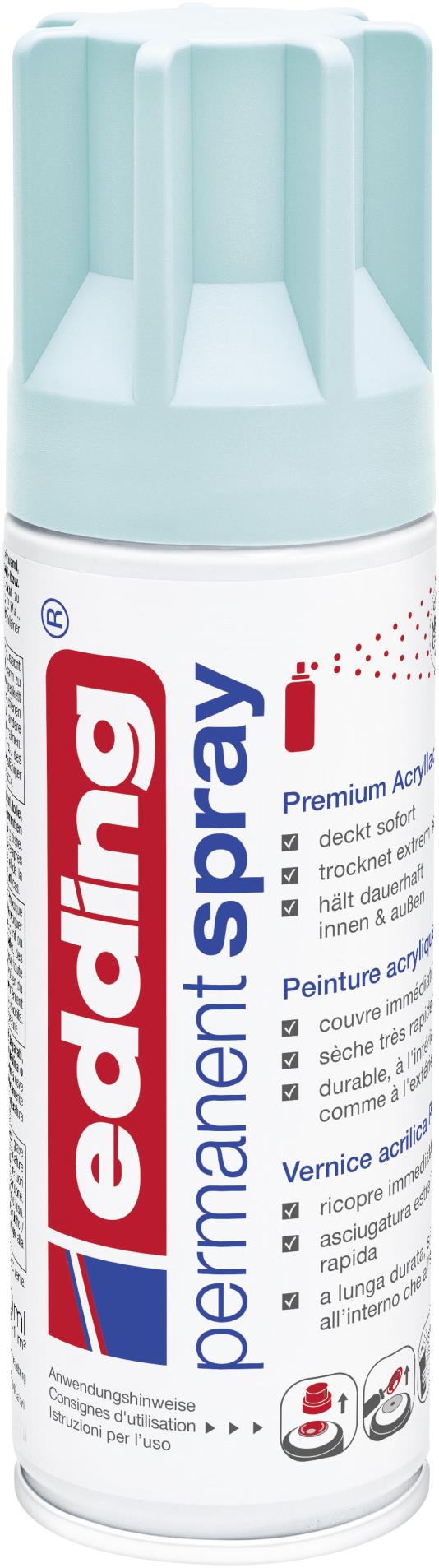 Akrylový sprej edding 5200 - pastelově modrá matná 916, objem 200,00 ml