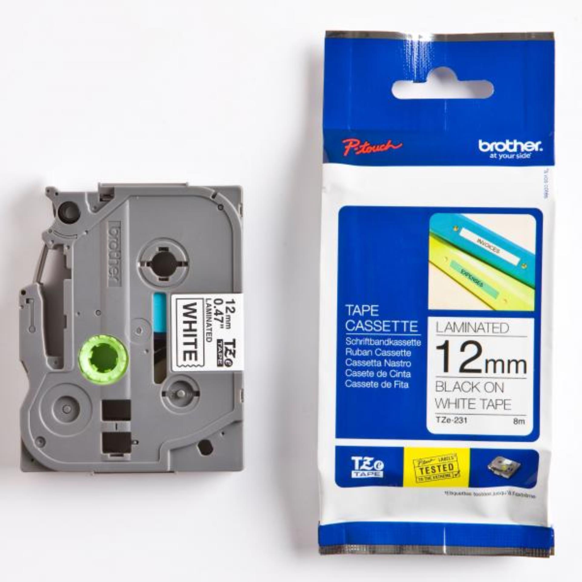 Levně Páska alternativní s Brother TZ-231, 12mm