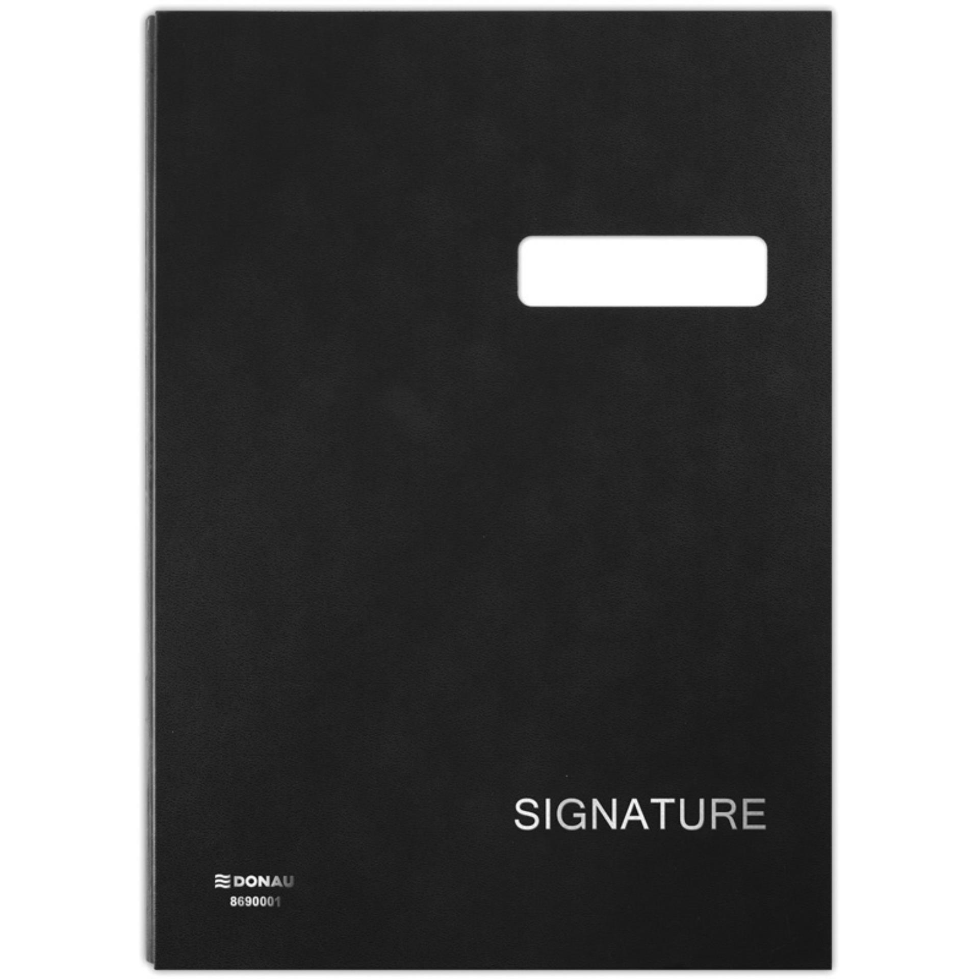 Podpisová kniha Donau - A4, černá