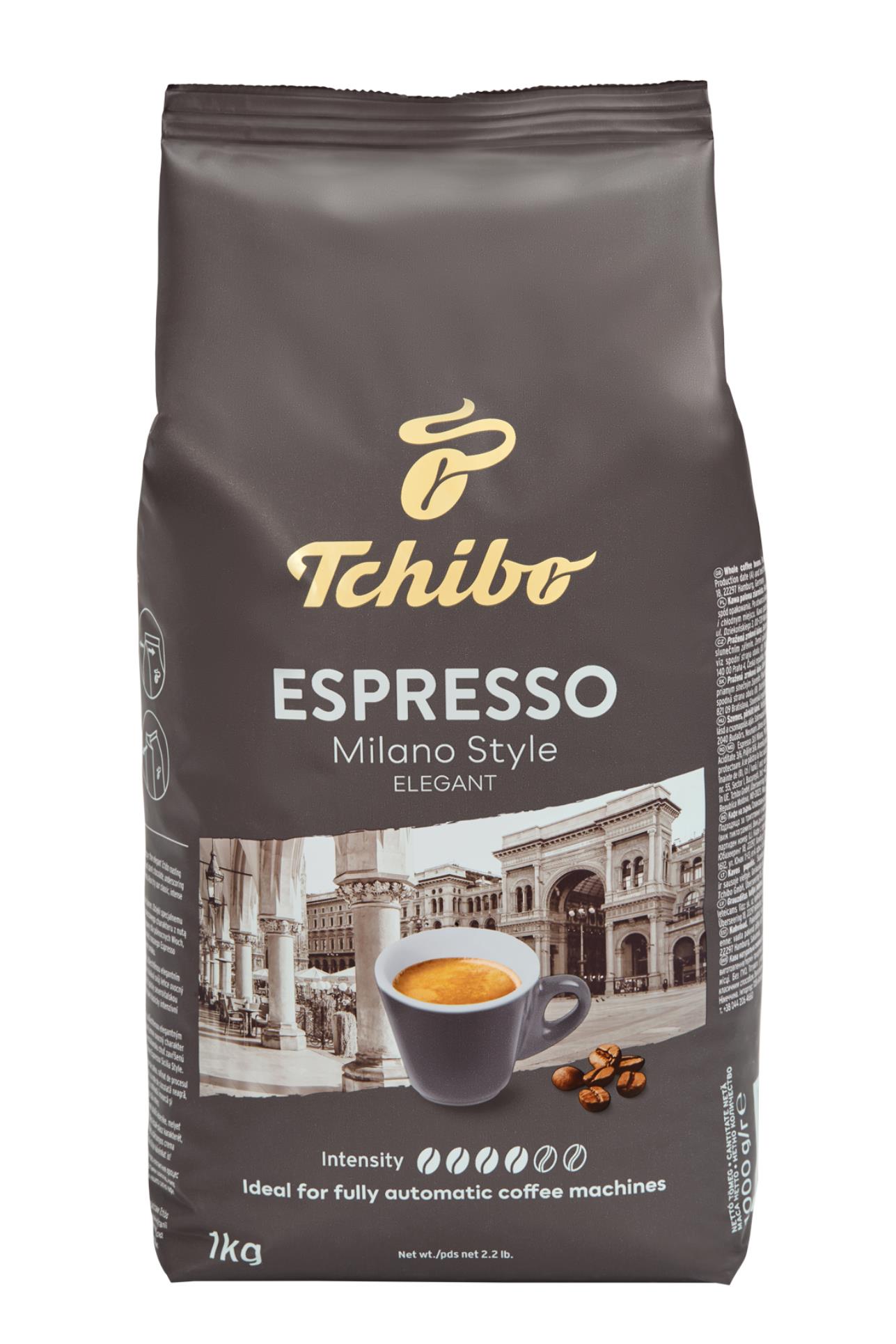 Levně Zrnková káva Tchibo - Espresso Milano, 1 kg