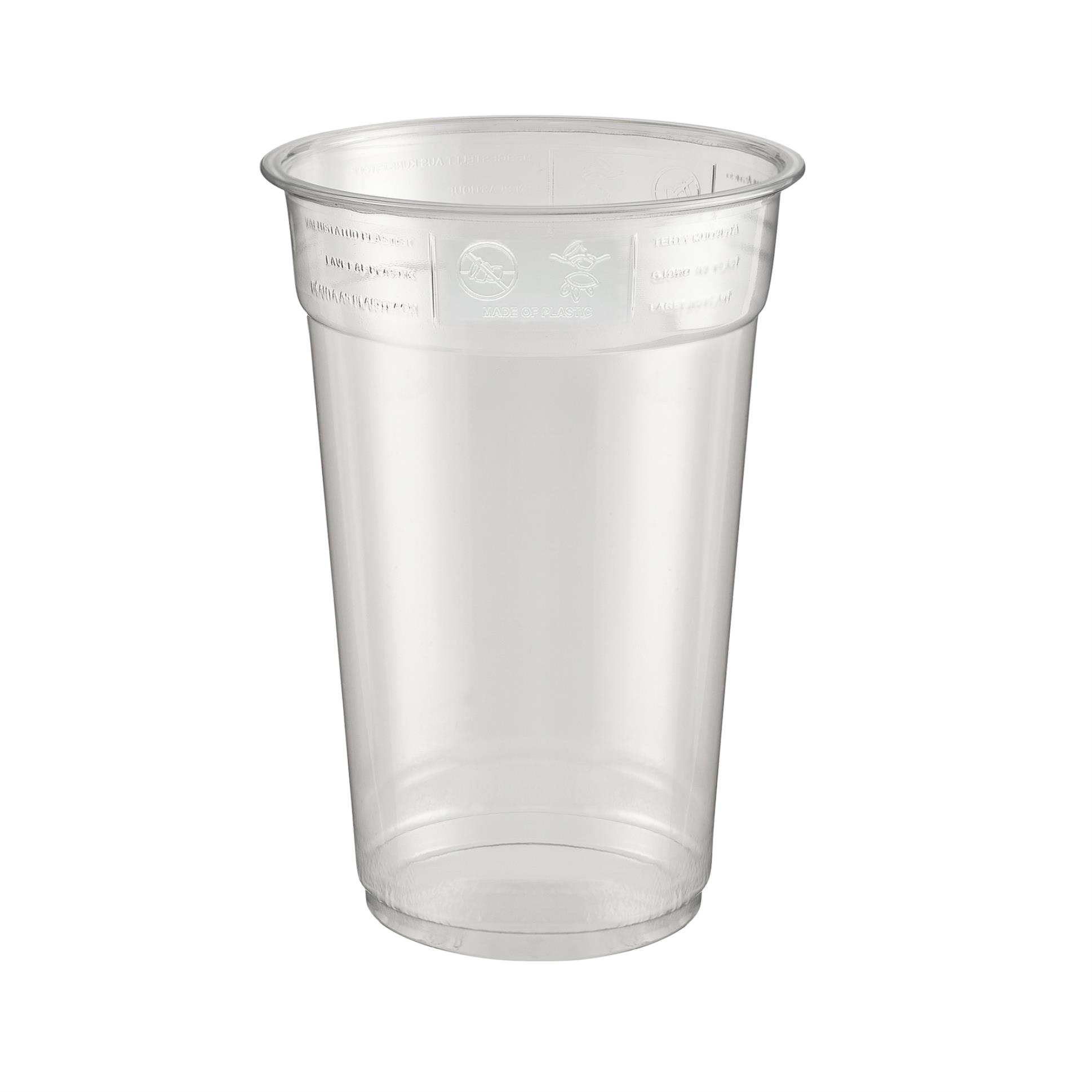 Jednorázové kelímky - recyklovatelné, průhledné, 300 ml, 50 ks