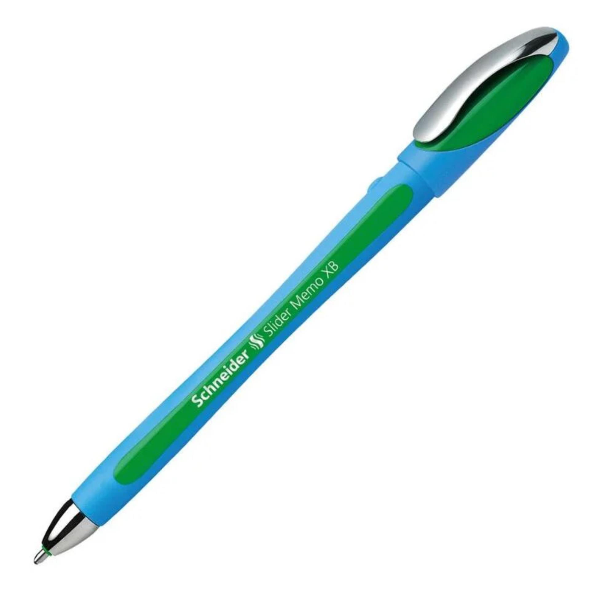 Kuličkové pero Schneider Slider Memo - zelené