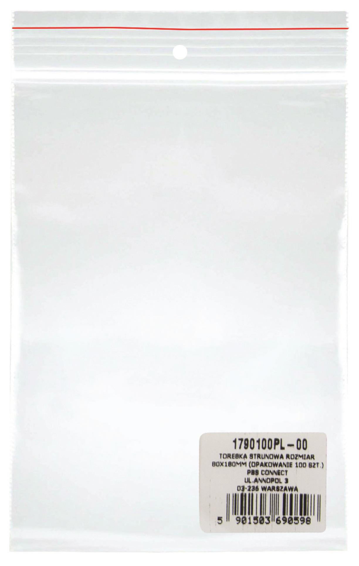 OFFICE products Rychlouzavíratelné sáčky Donau - 8 x 18 cm, 100 ks