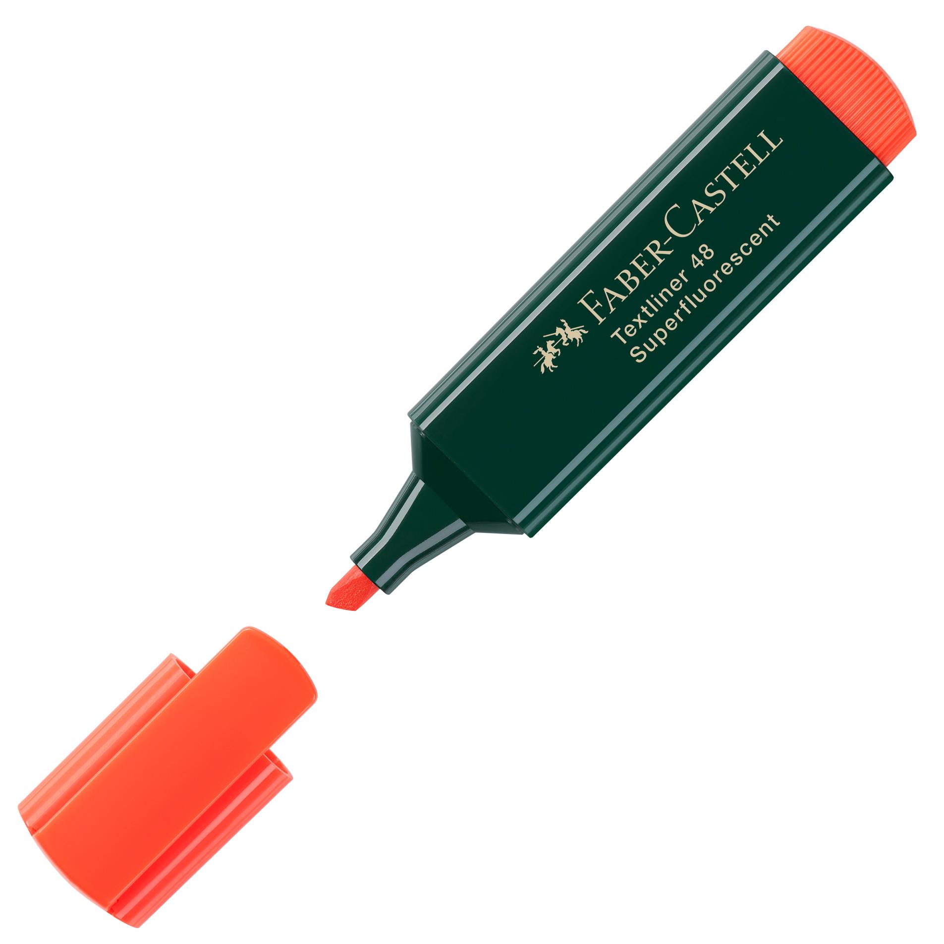 Zvýrazňovač Faber-Castell Textliner 1548 - oranžový