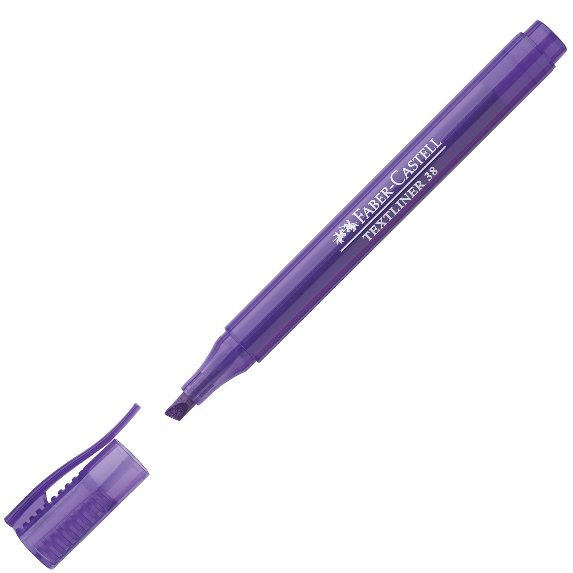 Zvýrazňovač Faber-Castell Textliner 38 - fialový