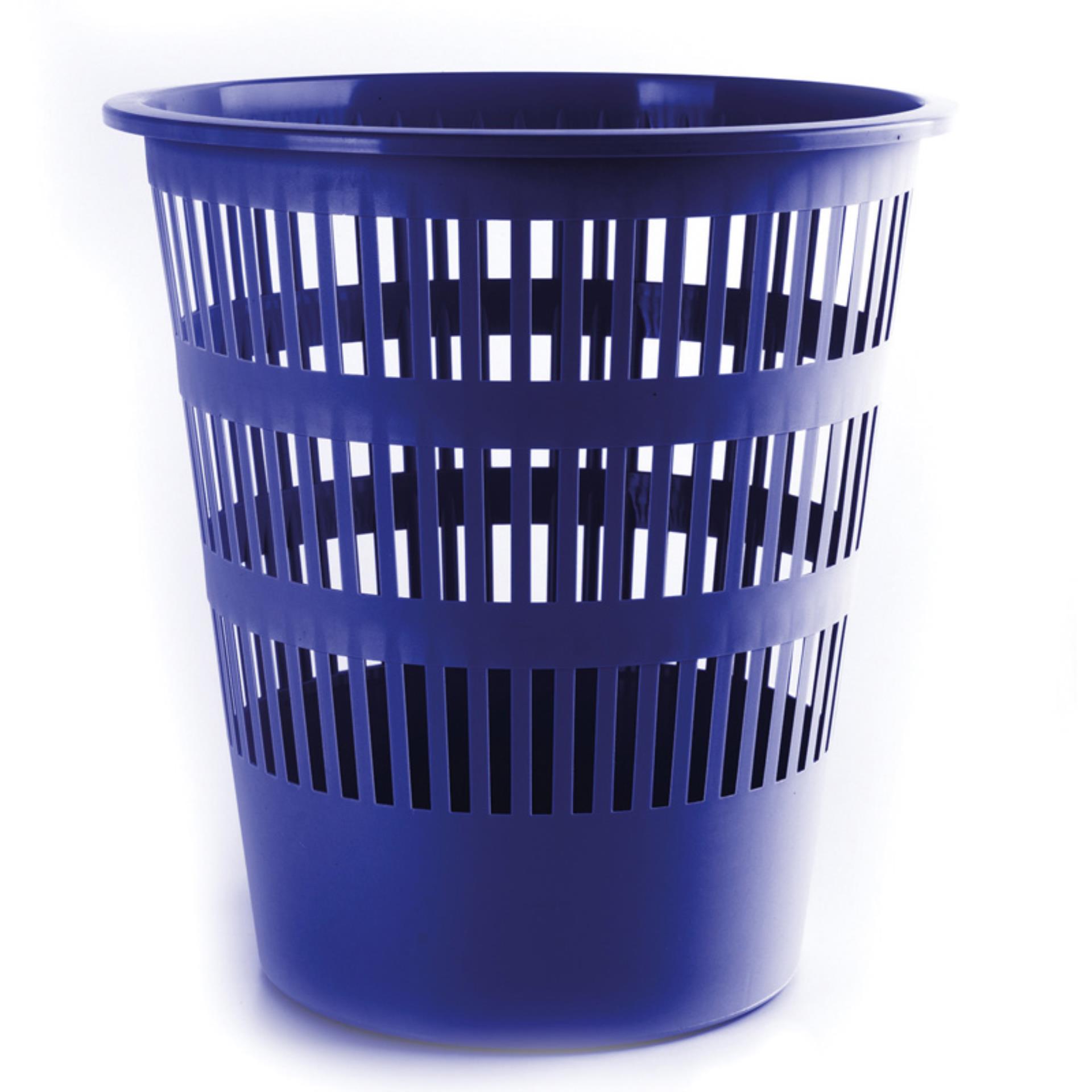 Levně Odpadkový koš Donau - 12 l, plast, modrý