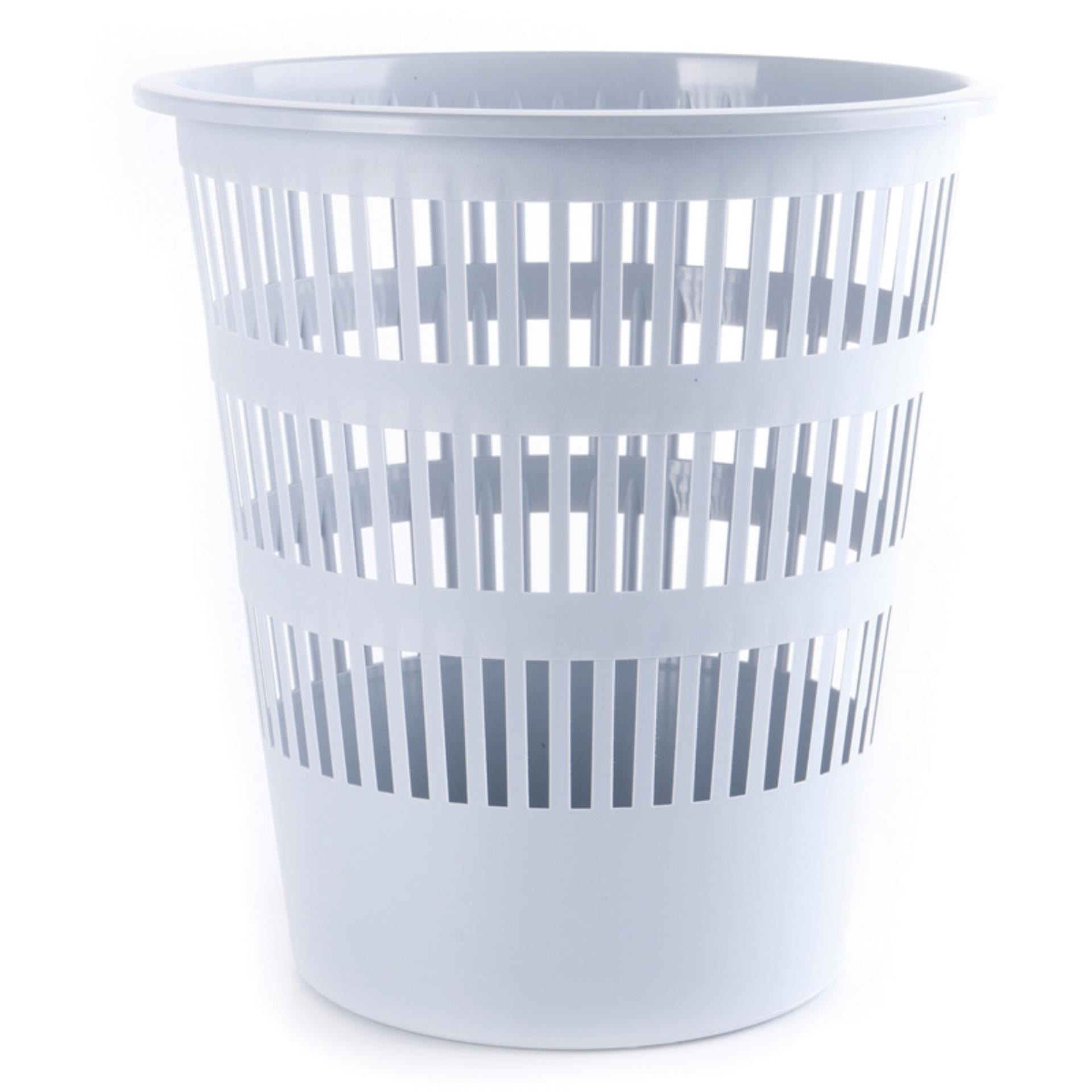 Levně Odpadkový koš Donau - 12 l, plast, šedý