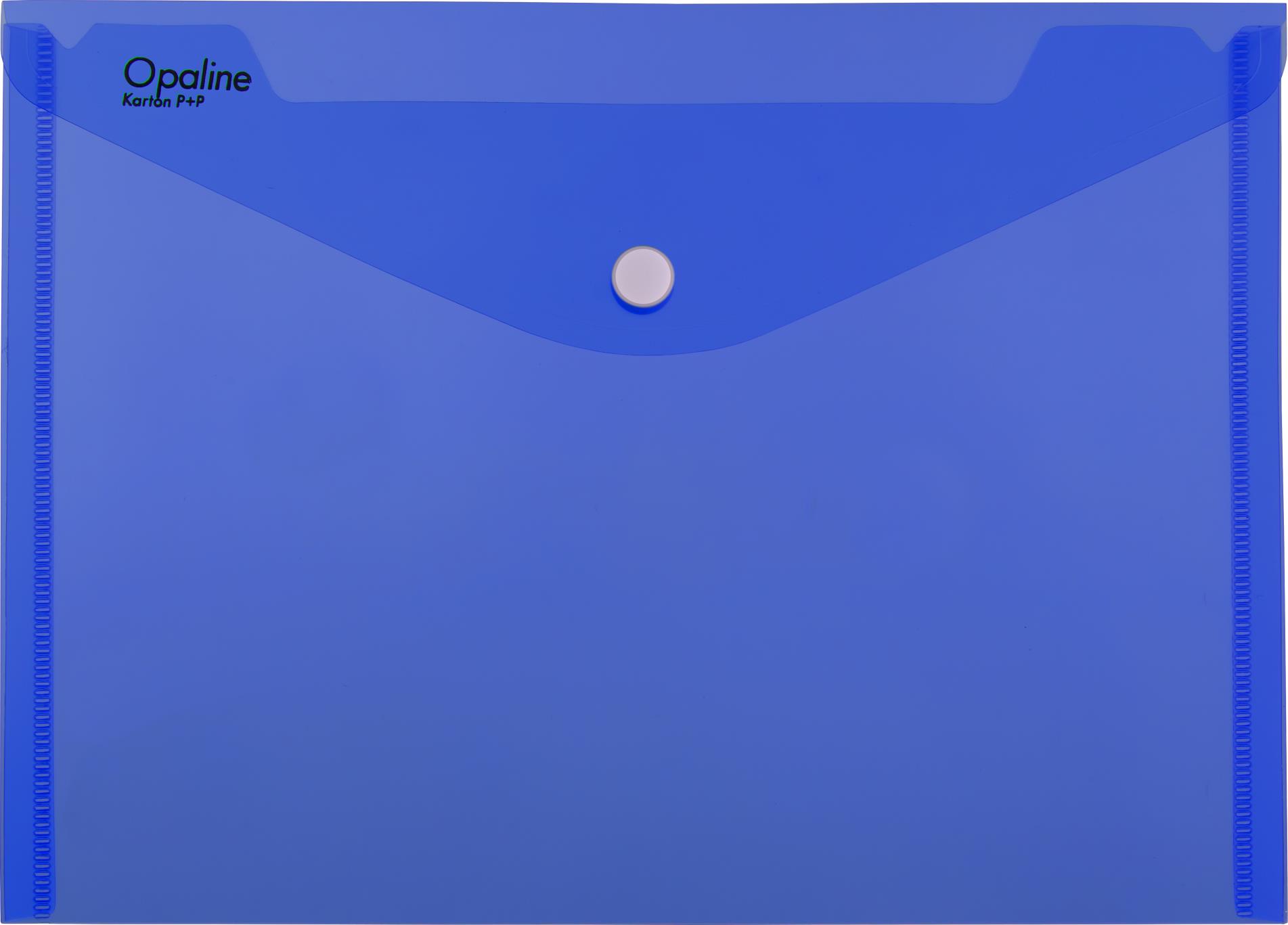 Karton P+P Zakládací pouzdro s drukem - C5, modré