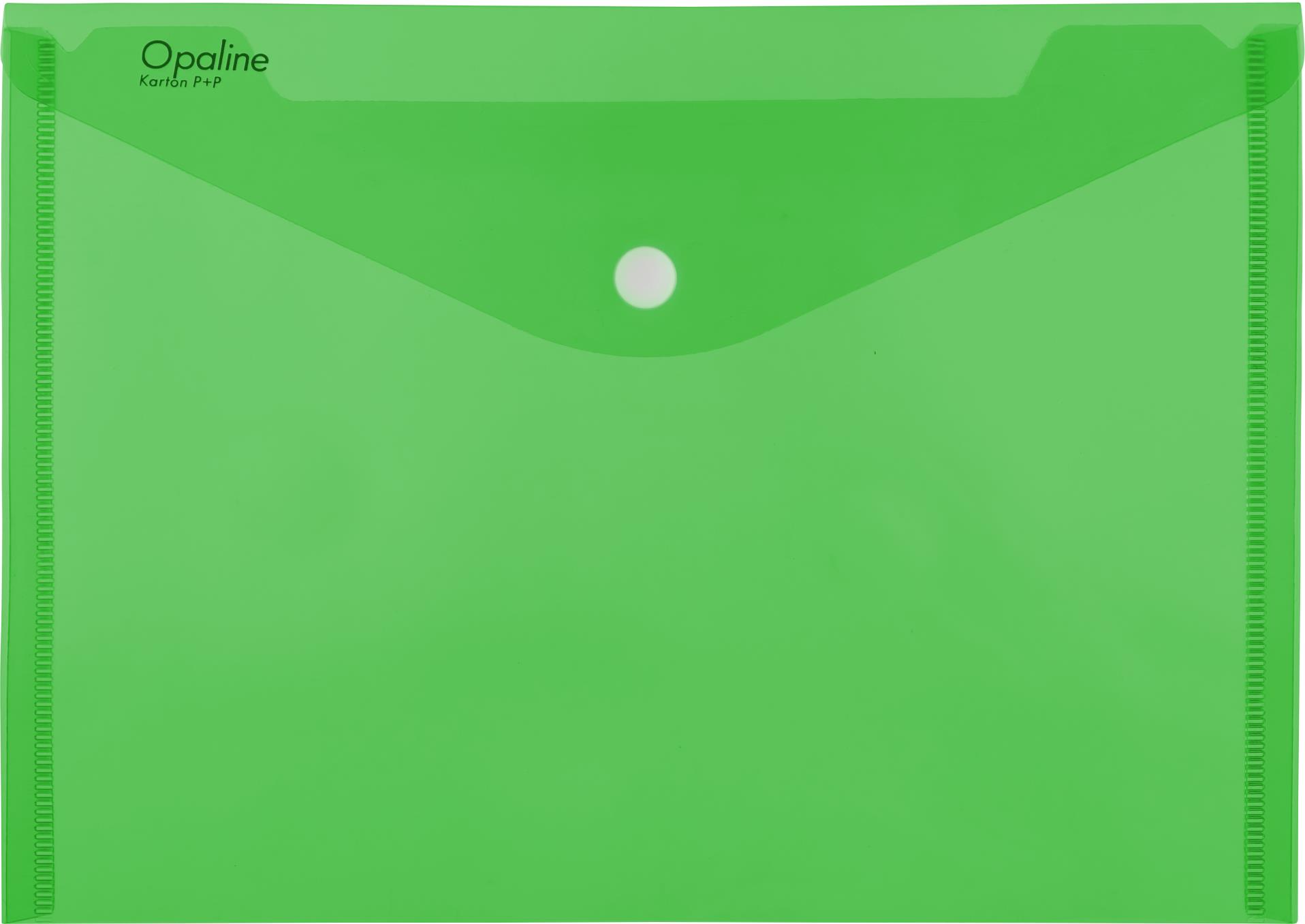Karton P+P Zakládací pouzdro s drukem - C5, zelené