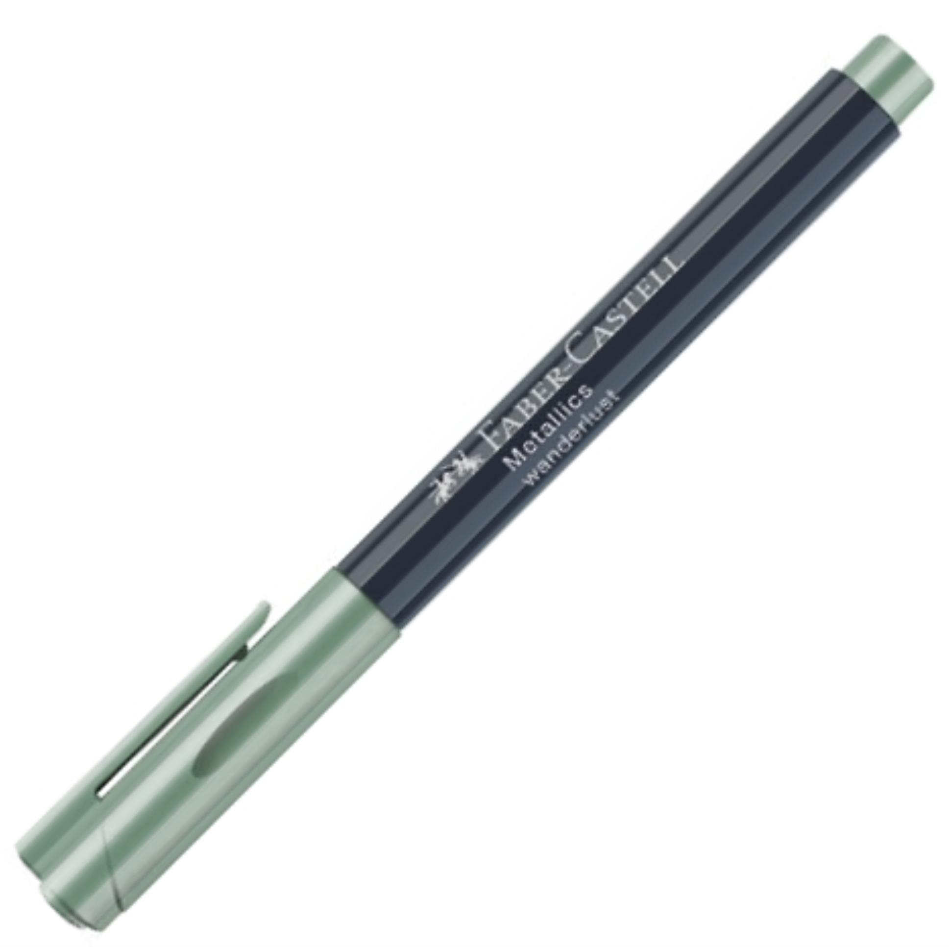 Popisovač metalický Faber-Castell Wanderlust - zelený