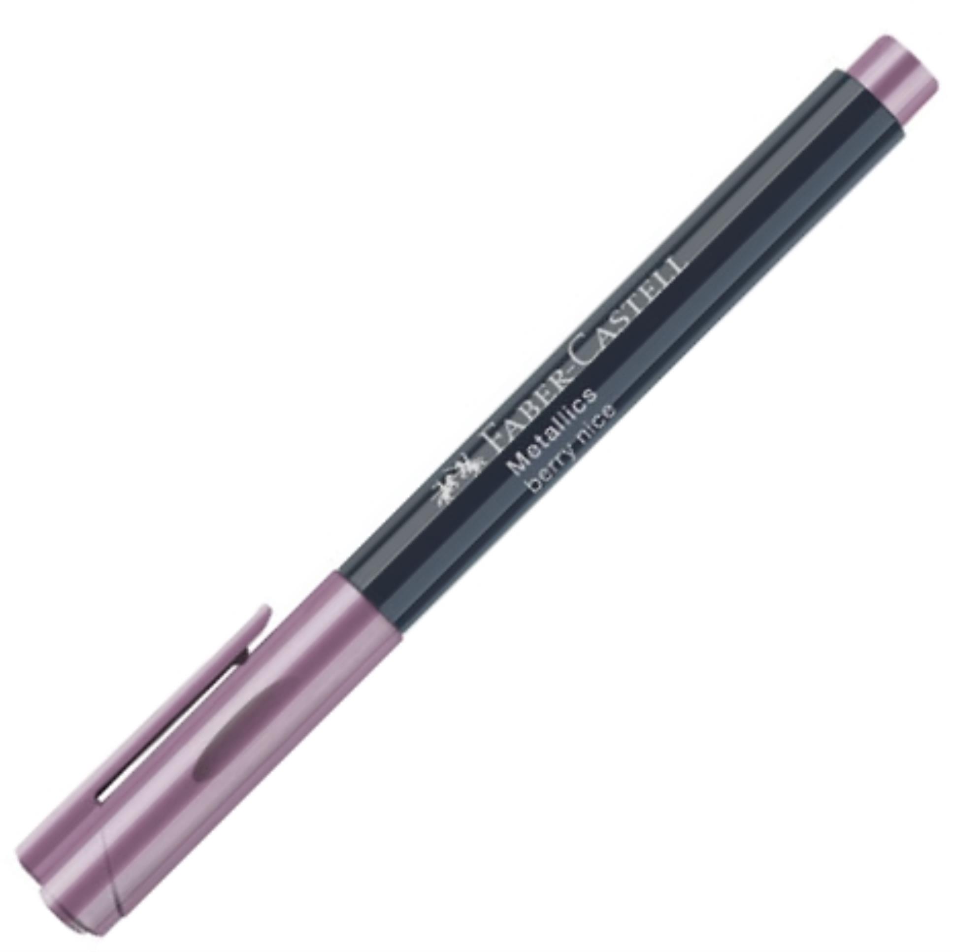 Popisovač metalický Faber-Castell Berry Nice - růžový