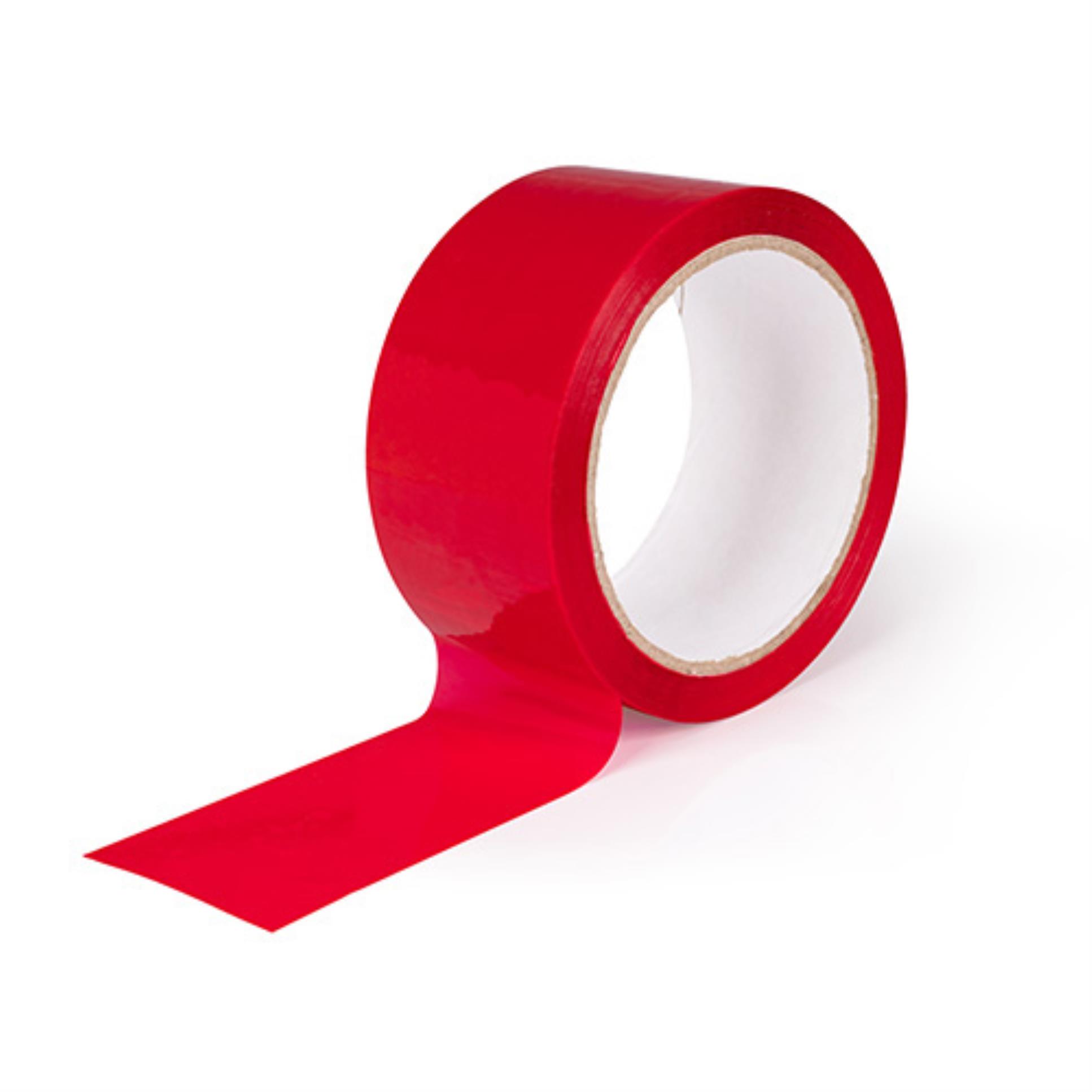 Levně Balicí páska červená - 48 mm x 66 mm, 1 ks