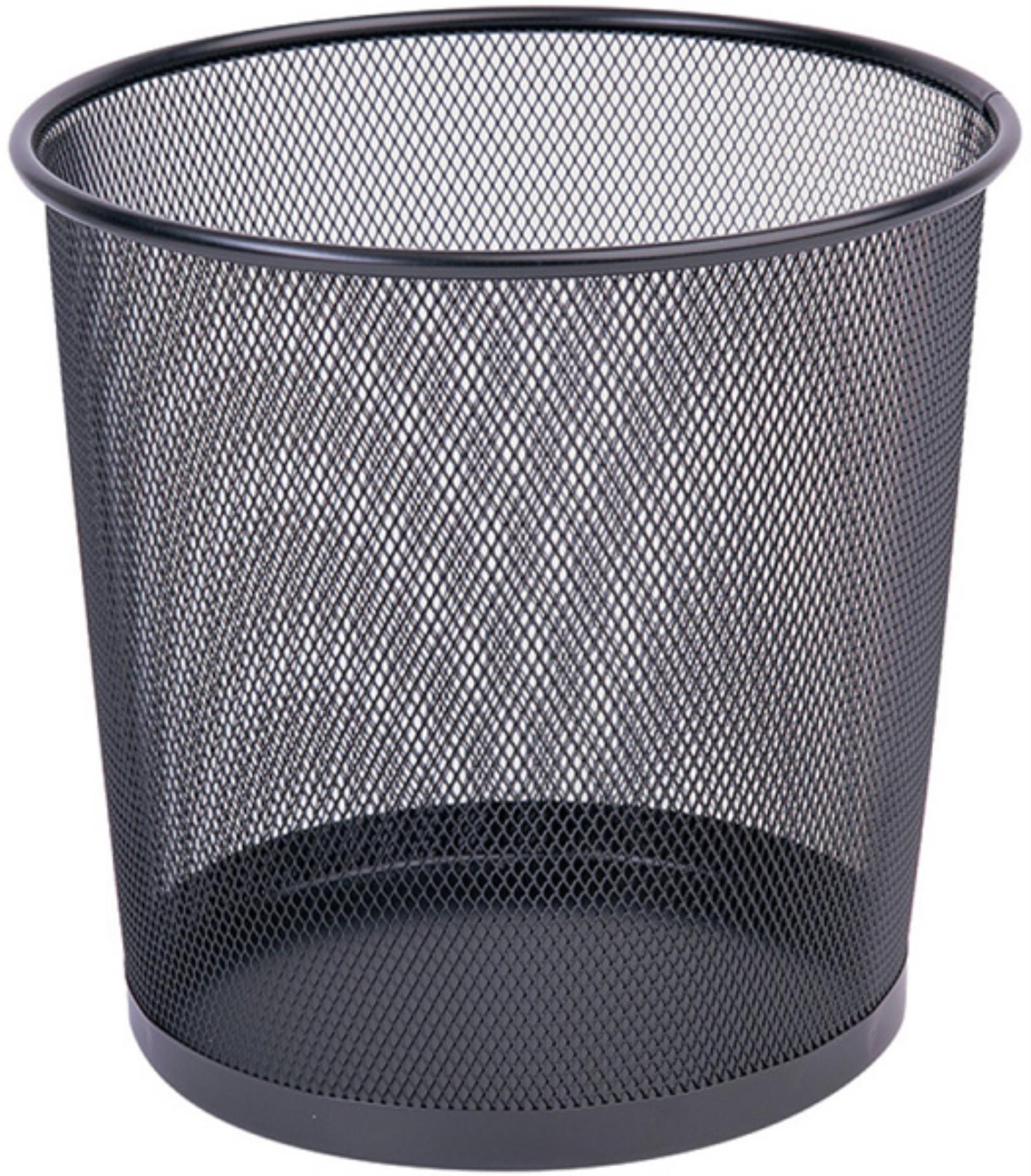 Levně Q-Connect, Drátěný koš 12 l, černý
