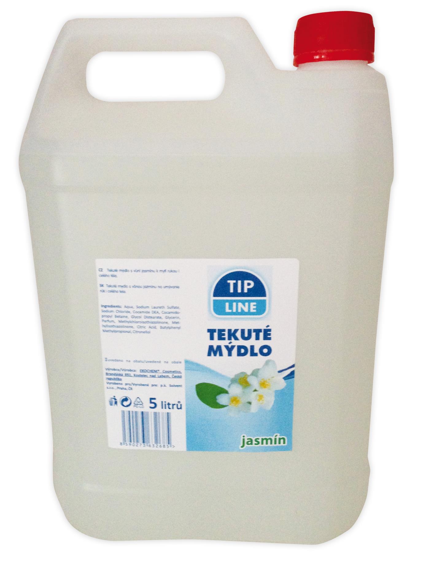 Tekuté mýdlo Tip Line - jasmín, 5 l