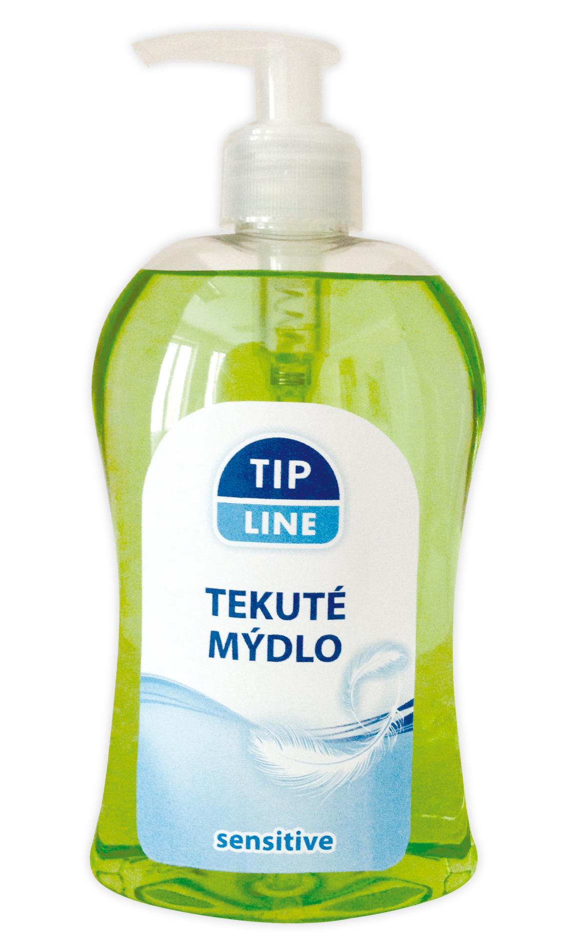 Tekuté mýdlo Tip Line - sensitive, 500 ml