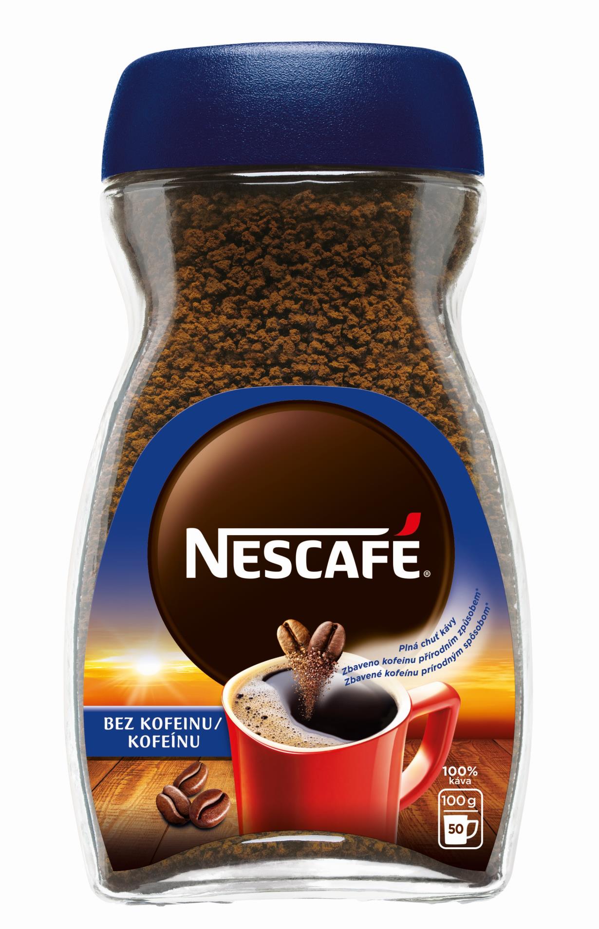 Instantní káva Nescafé Classic - bez kofeinu, 100 g