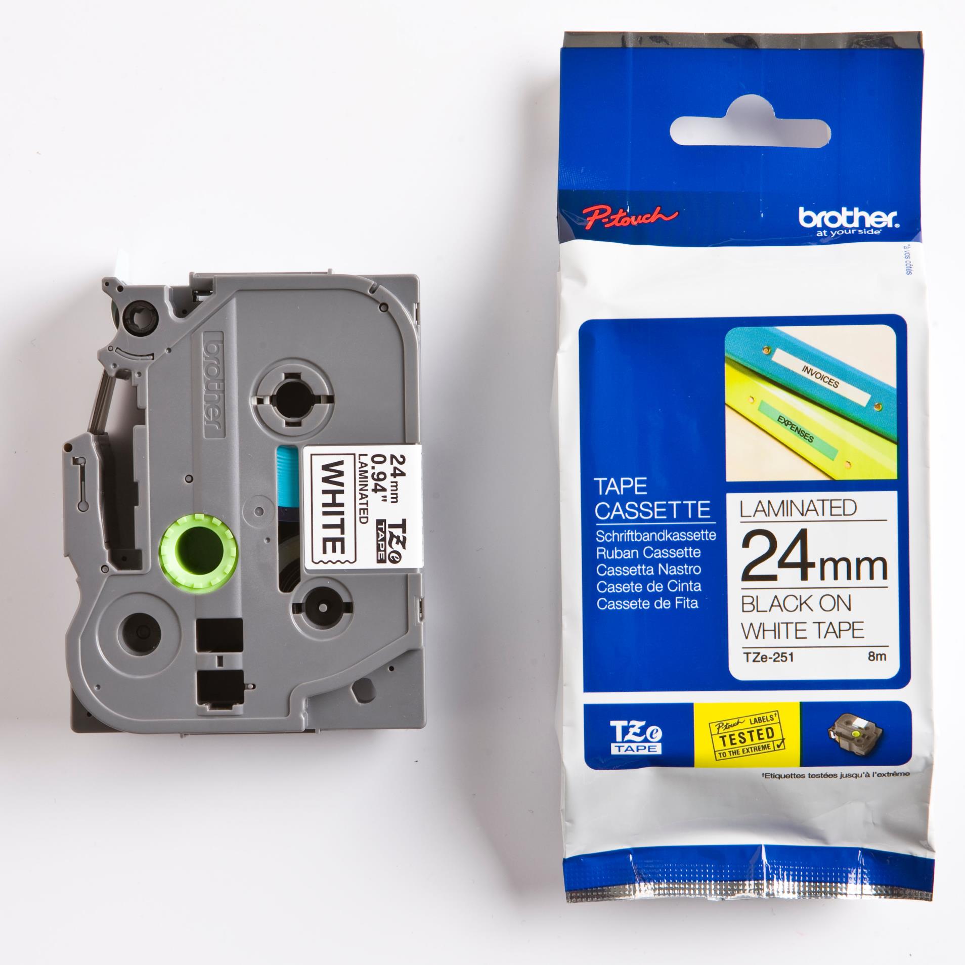 TN Páska Brother TZe-251, 24 mm, černý