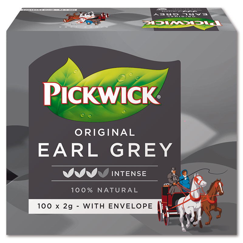 Čaj Pickwick Earl Grey, 100 x 2 g