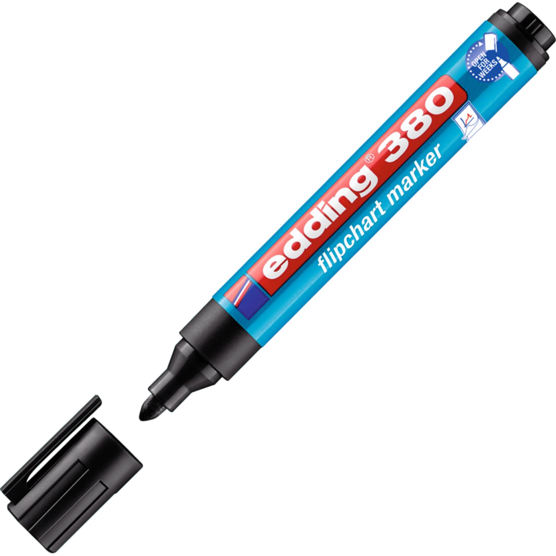 Levně Popisovač na flipchart Edding 380 - černý