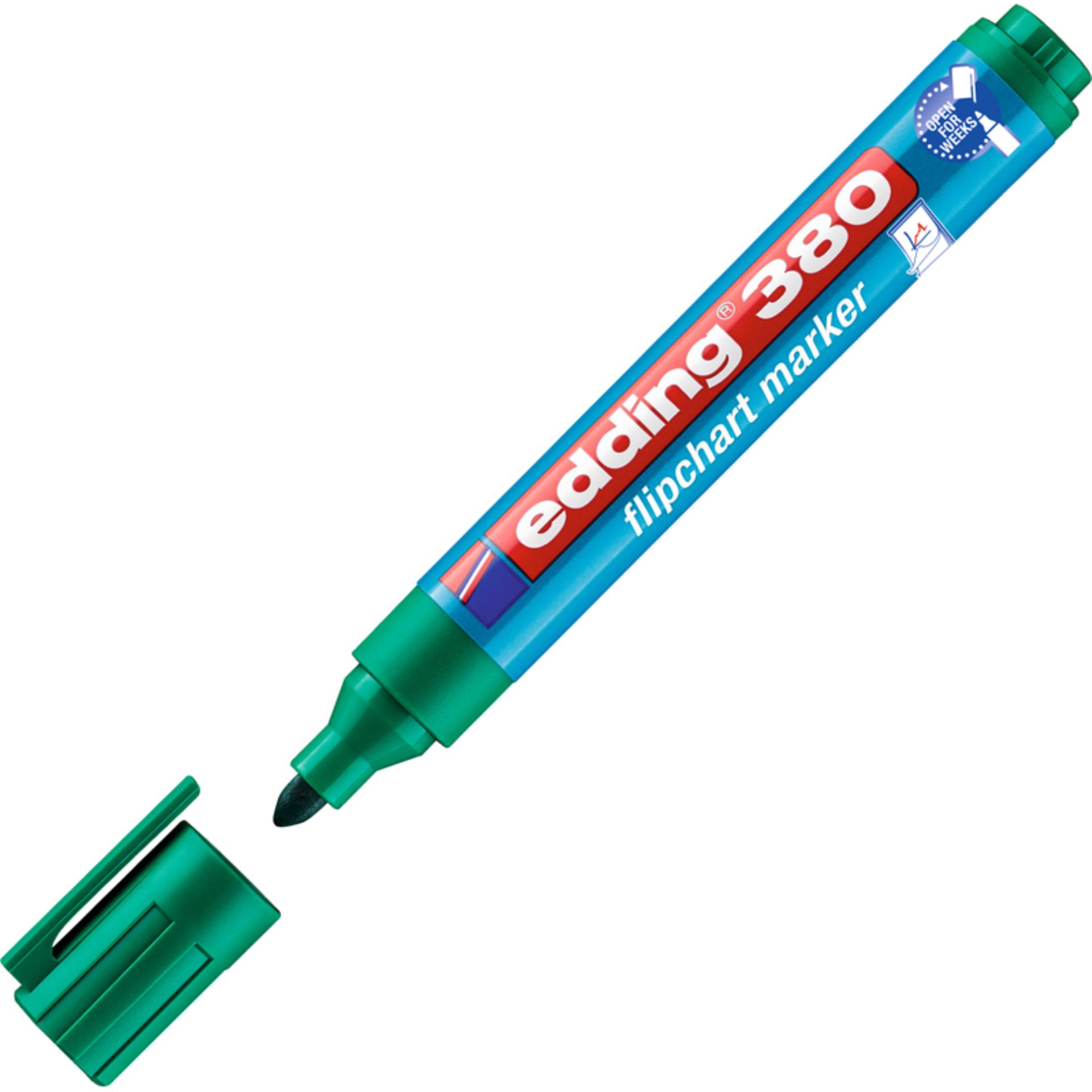 Levně Popisovač na flipchart Edding 380 - zelený