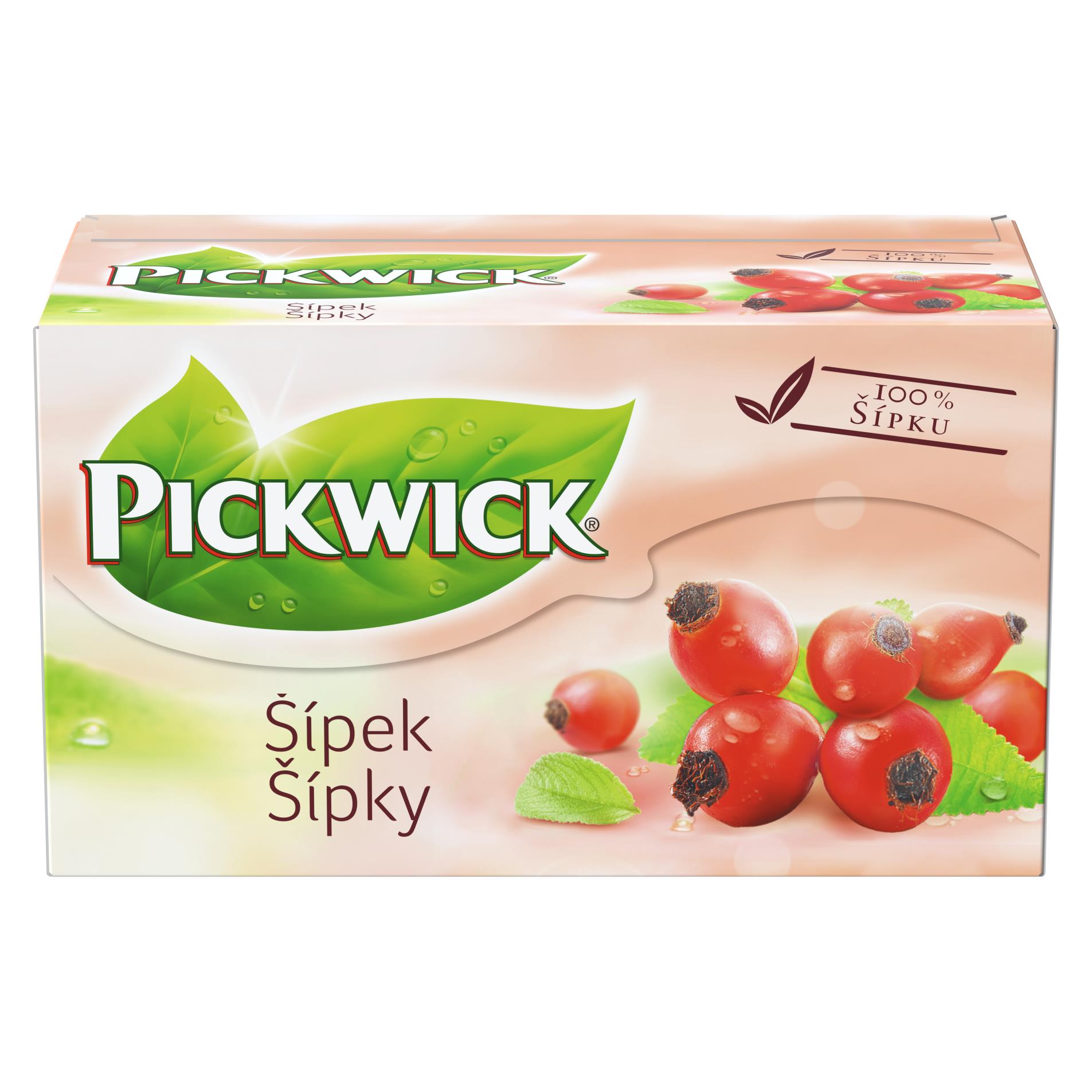 Bylinný čaj Pickwick - šípek, 20 x 2,3 g