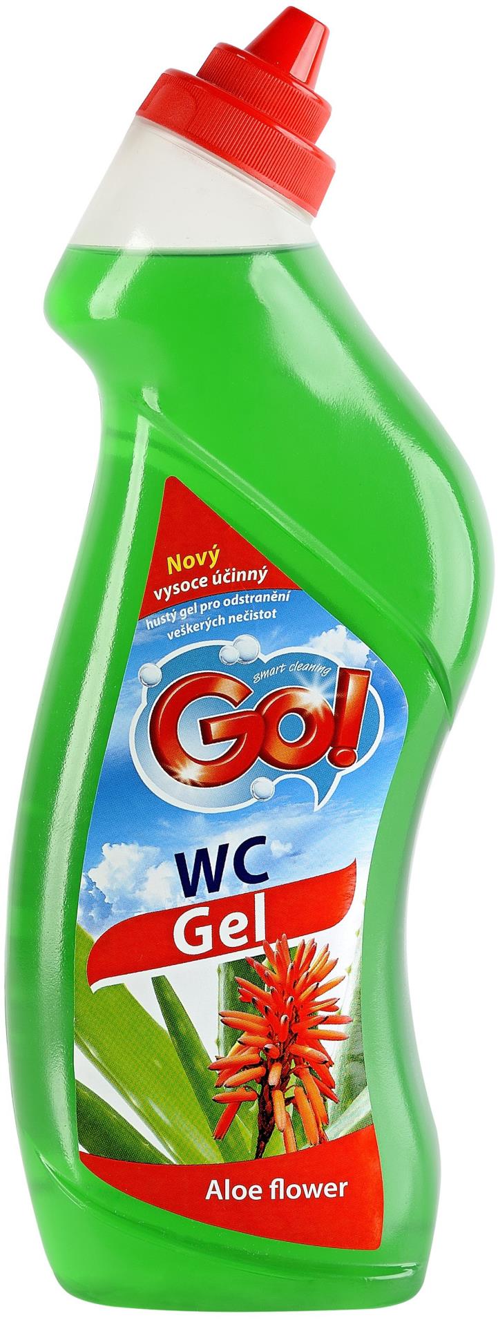Čisticí prostředek na WC GO! - aloe flower, 750ml