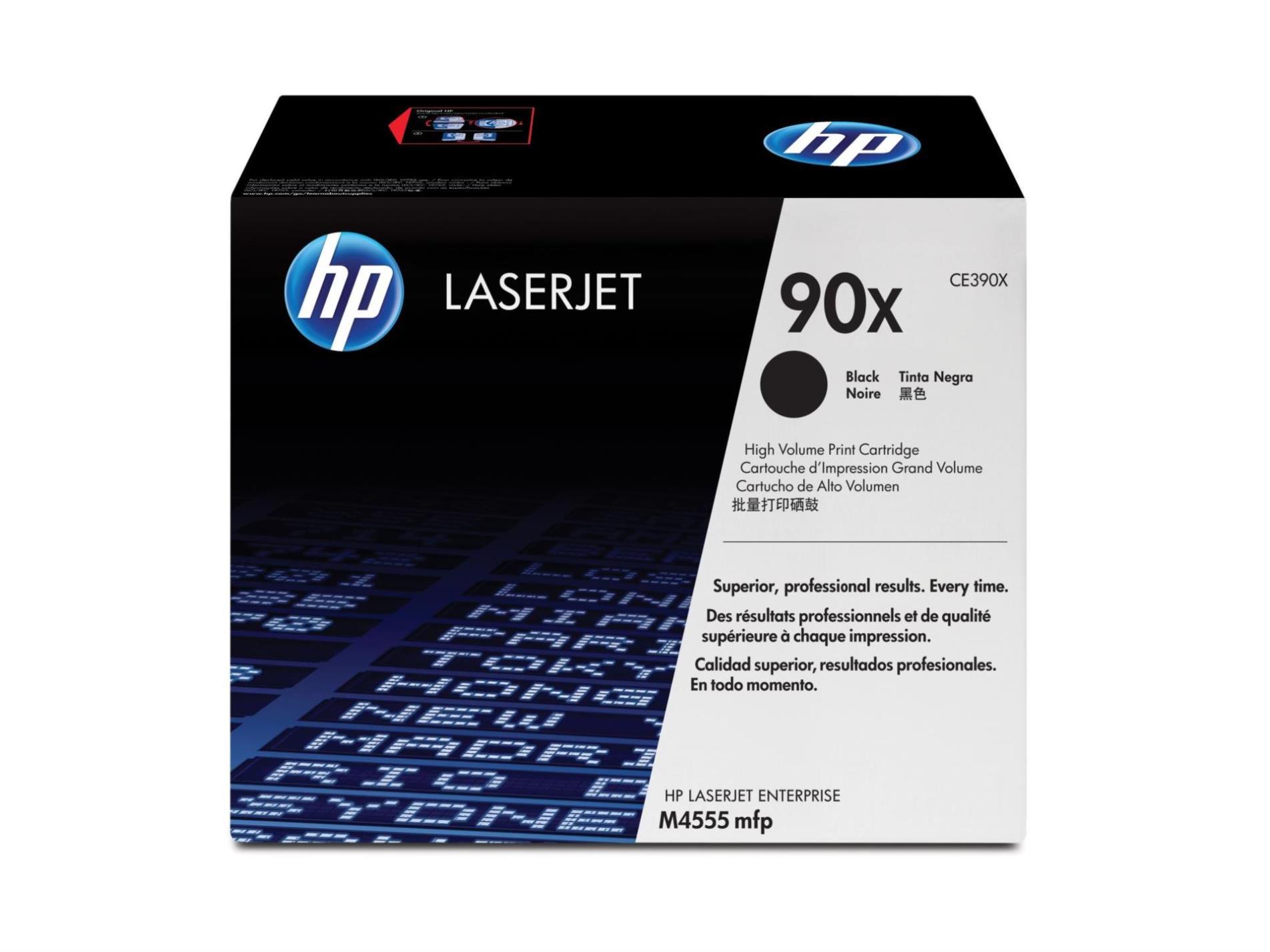 Kazeta tonerová HP CE390X/90X, černá