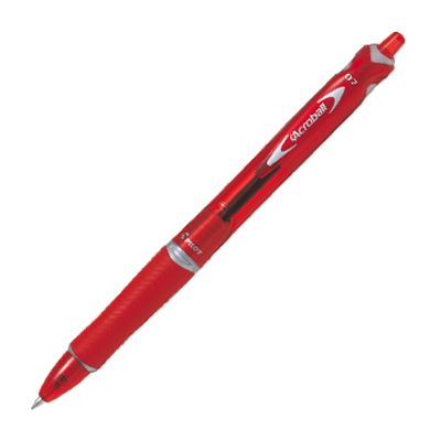 Kuličkové pero Pilot Acroball Begreen - červené