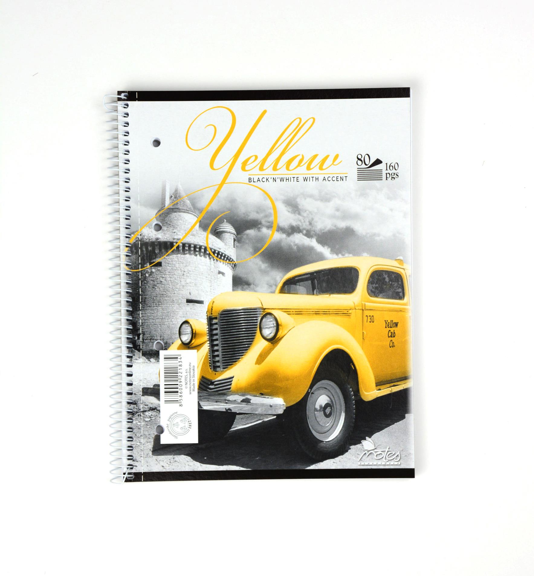 Notes Blok se spirálou A5, 80 listů, čistý