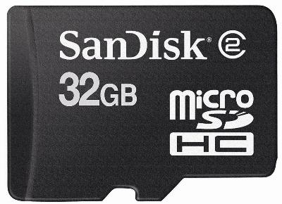 Paměťová karta typ Micro SDHC SanDisk - 32 GB