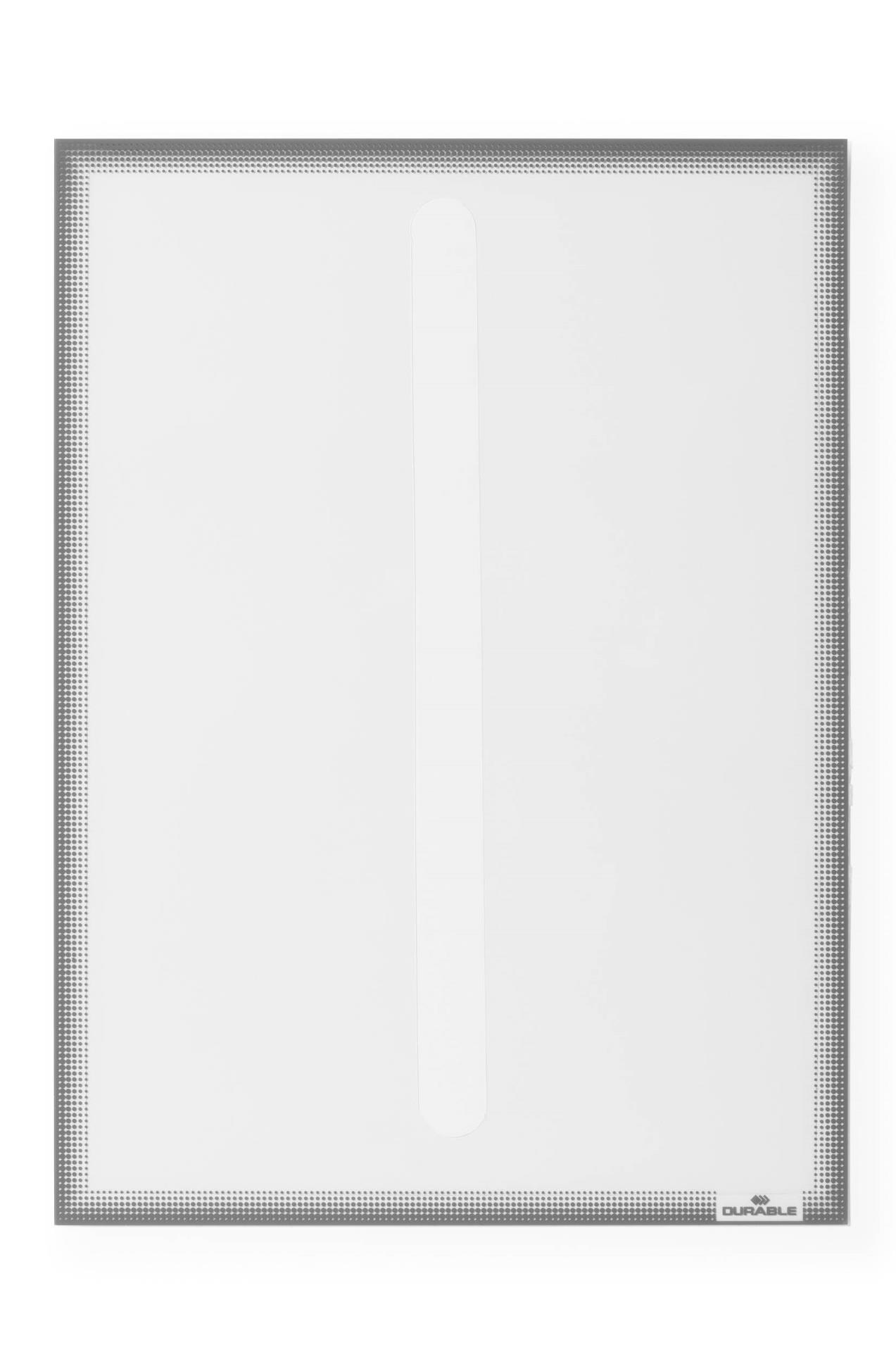 Statická infokapsa Durable, A4, rám s tečkovaným designem, 5 ks