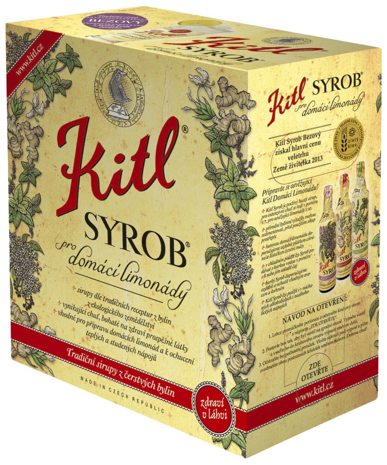 Kitl Syrob - bezinkový sirup, 5,0 l