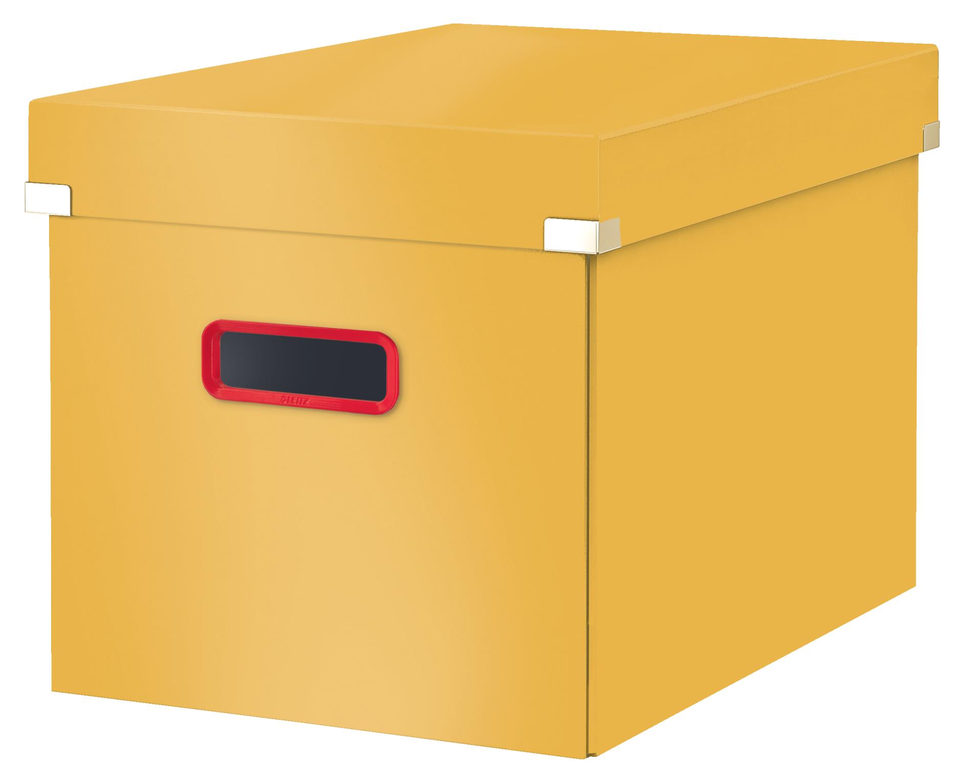 Box Click & Store Leitz Cosy - velikost L (A4), žlutý