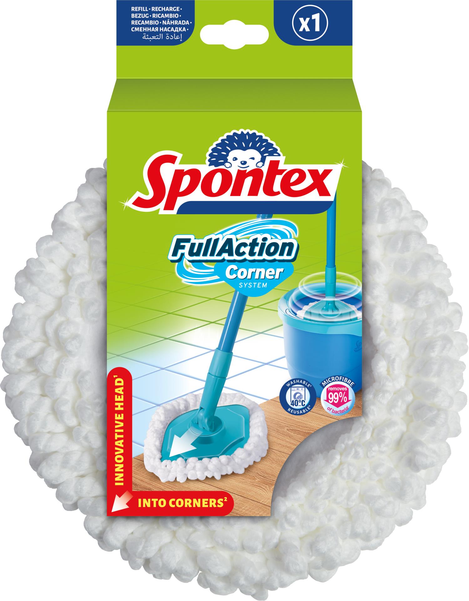 Náhradní mop Spontex - Full Action Systém+ X'tra