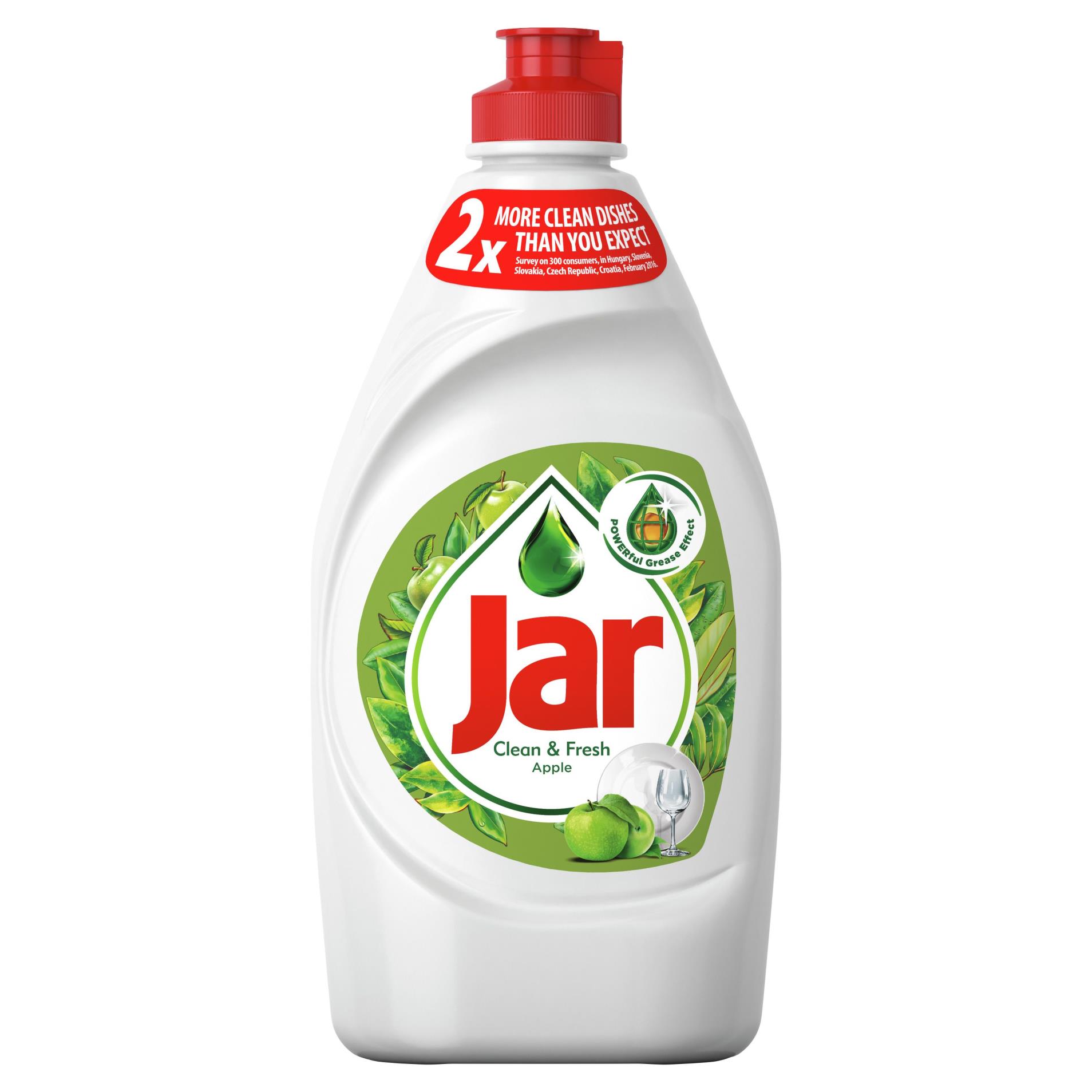 Prostředek na nádobí Jar - jablko, 450 ml