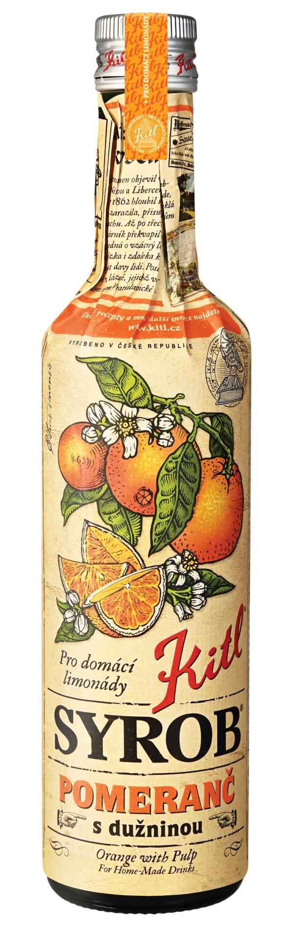 Levně Kitl Syrob - pomerančový sirup 500 ml