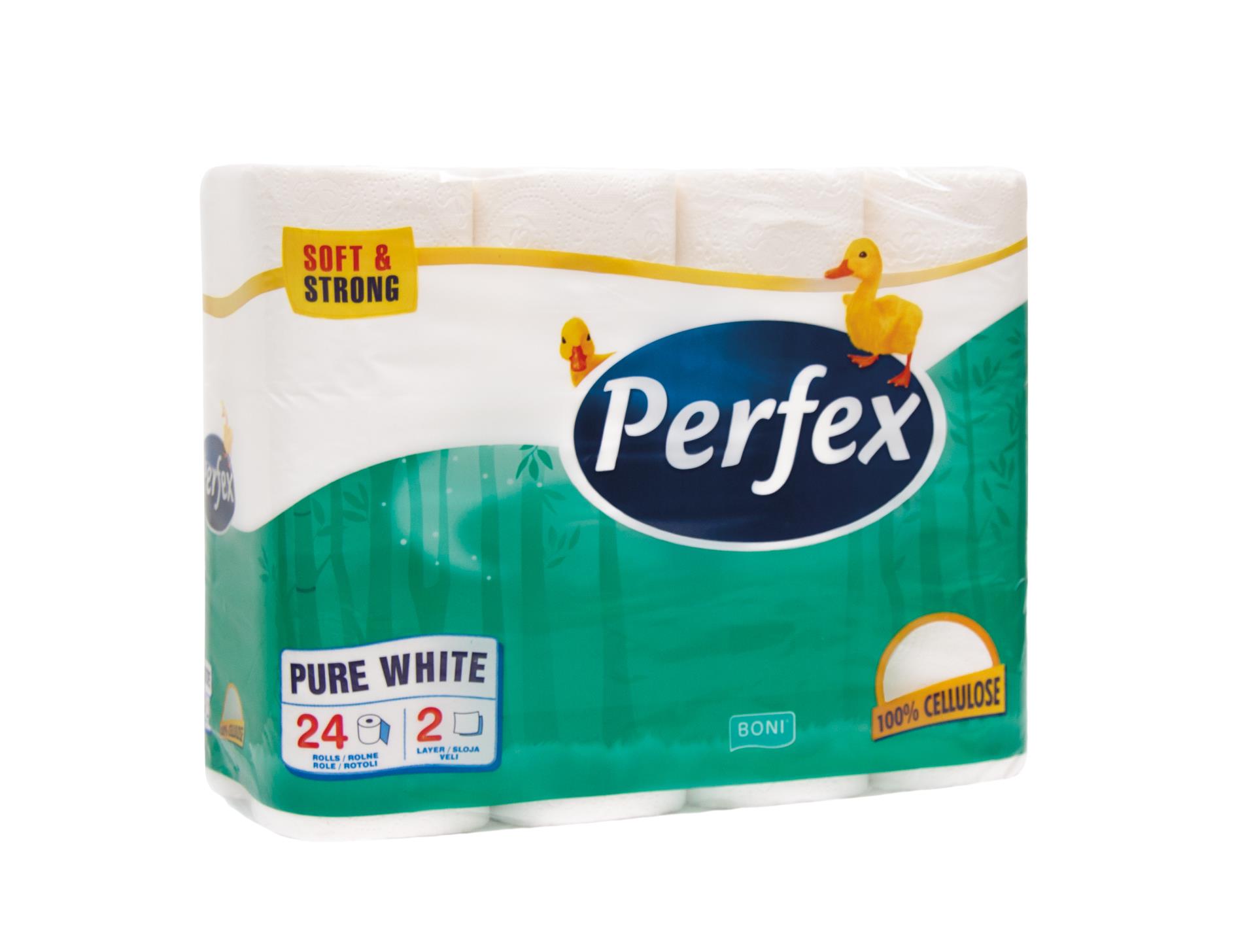 Toaletní papír Perfex - 2vrstvý, 24 rolí