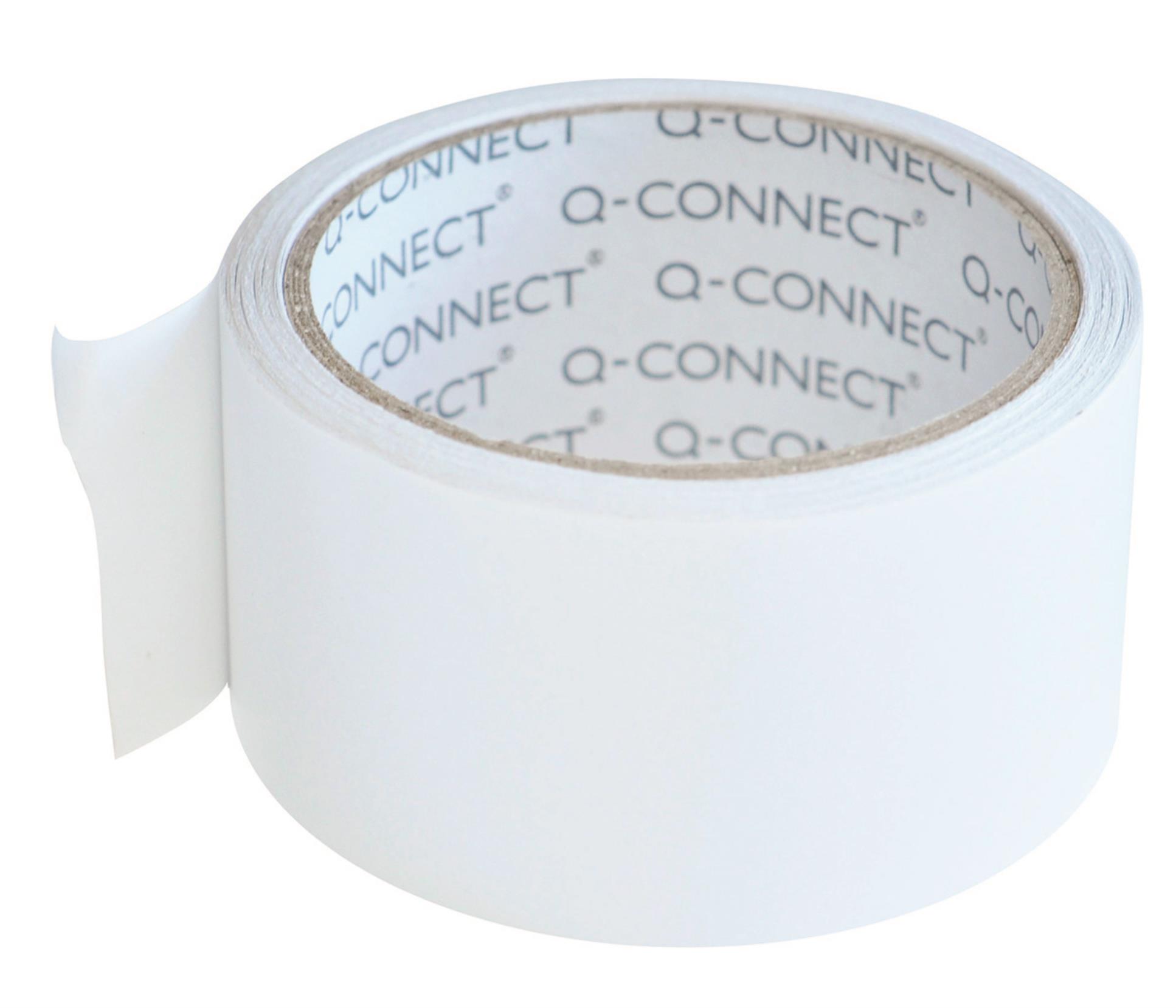 Oboutranná lepicí páska Q-Connect - bílá, 50mmx10m