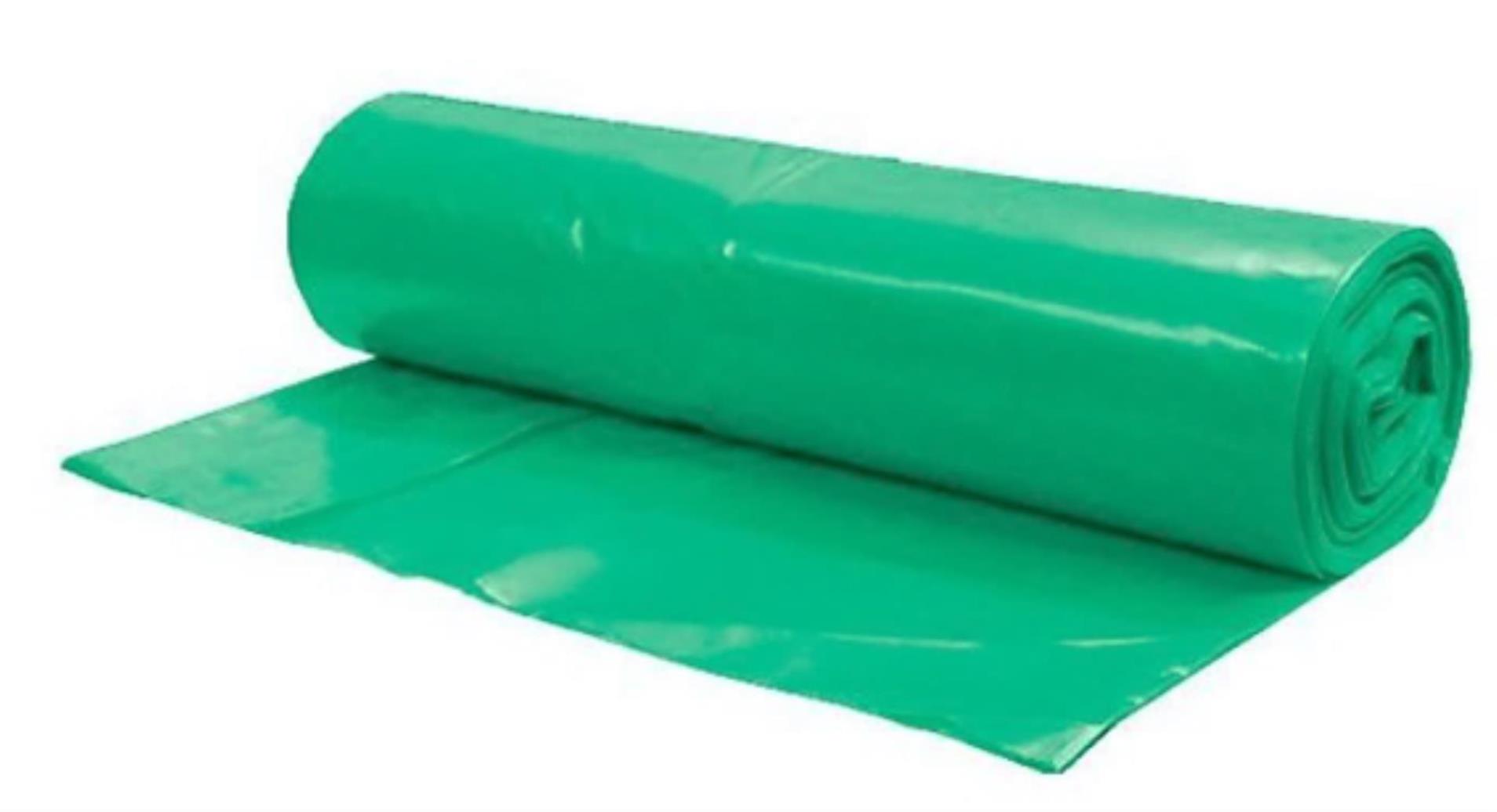 Levně Pytle na odpad - zelené, 120 l, 40 mic, 25 ks