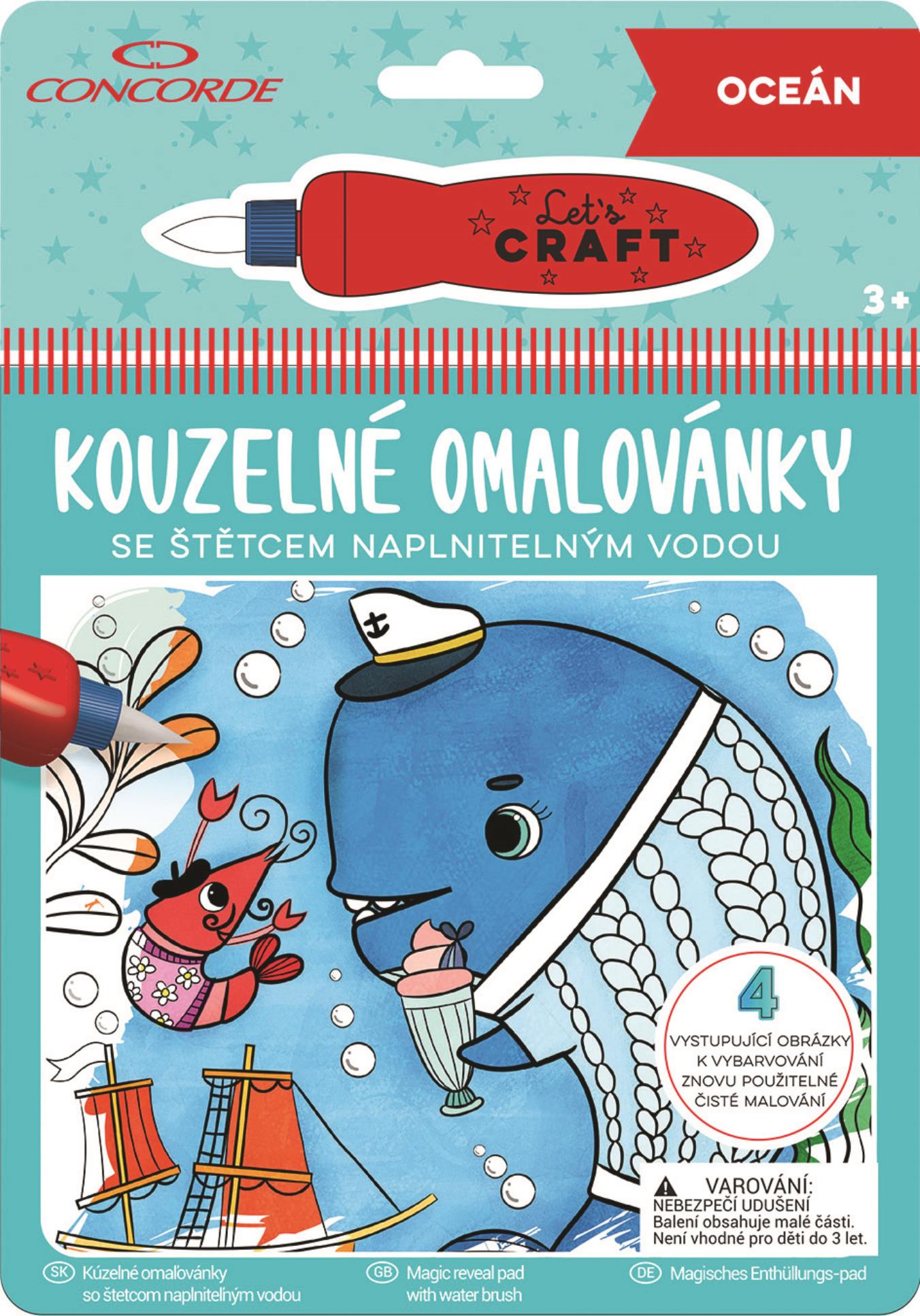 Levně Kouzelné omalovánky Concorde - Oceán